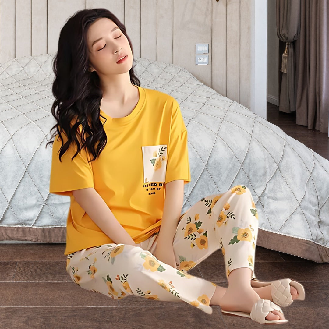 BADAM FLORAL SLEEPWEAR