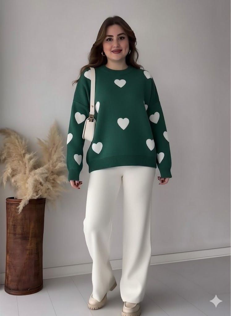 Heart Track Suit Two piece