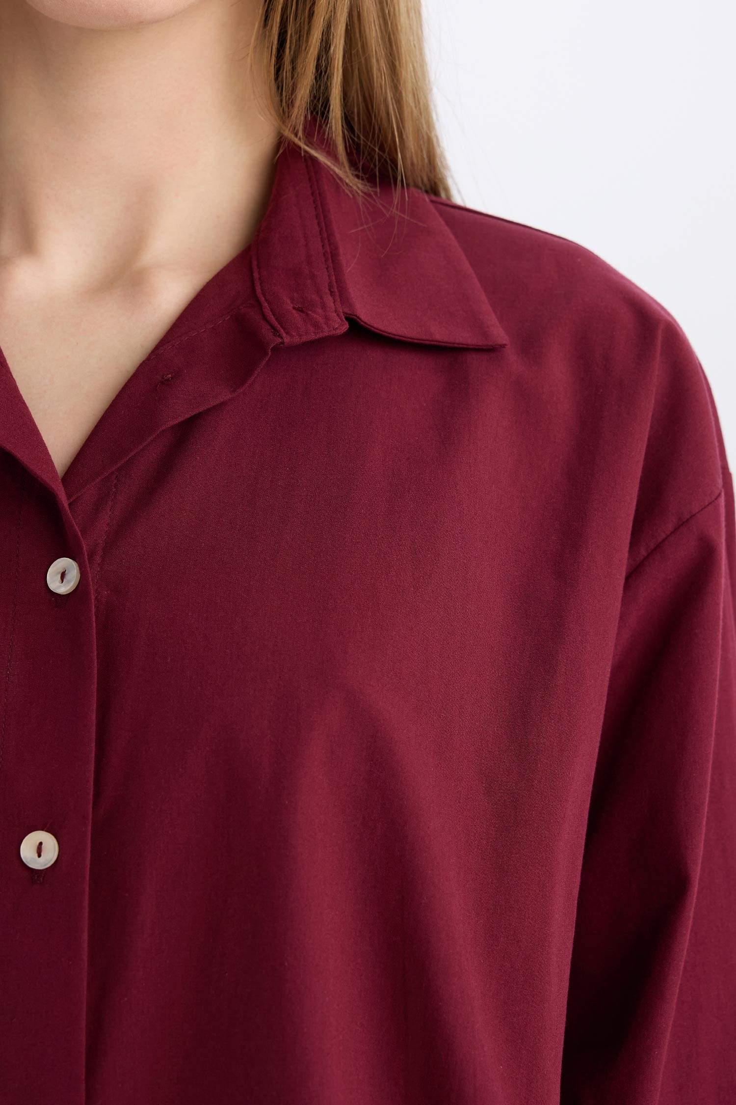 Marron Button Down Shirt