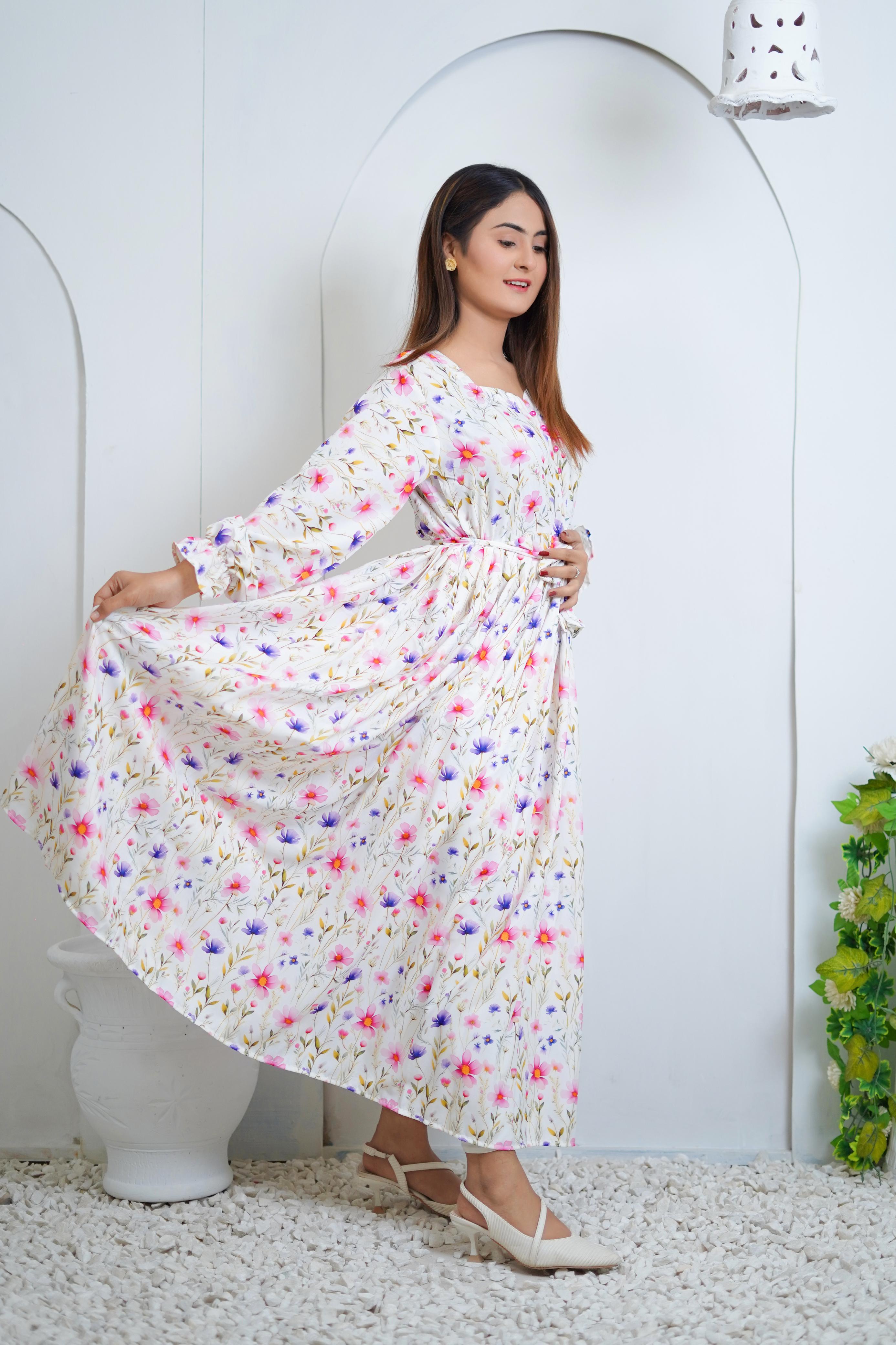 Bloomcore Floral Long Dress