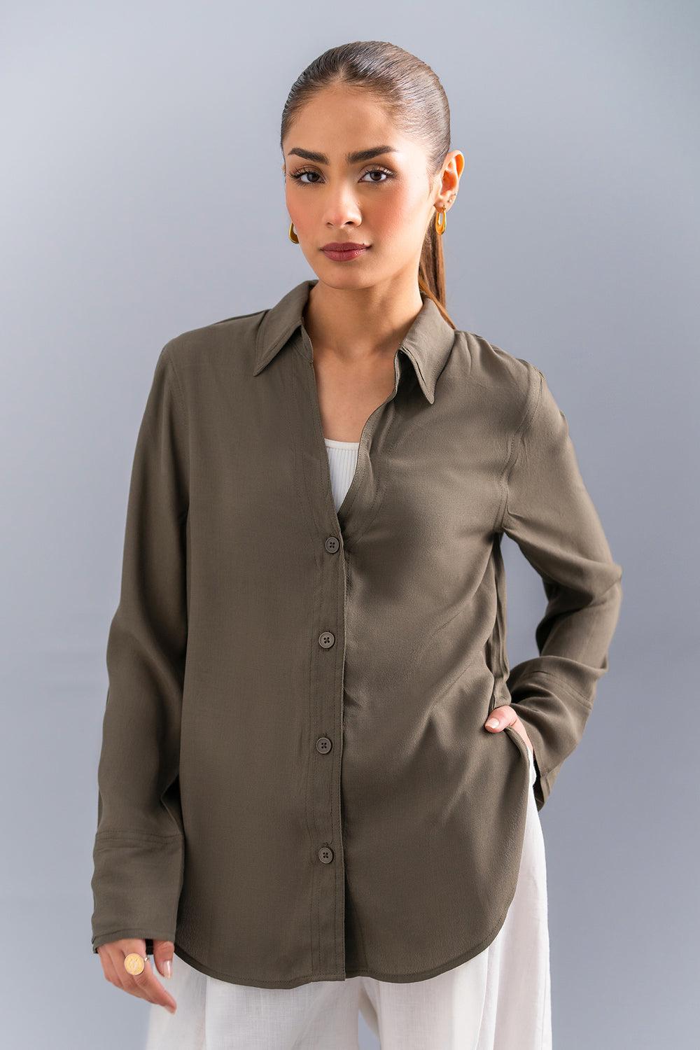 Grey Button Down Shirt