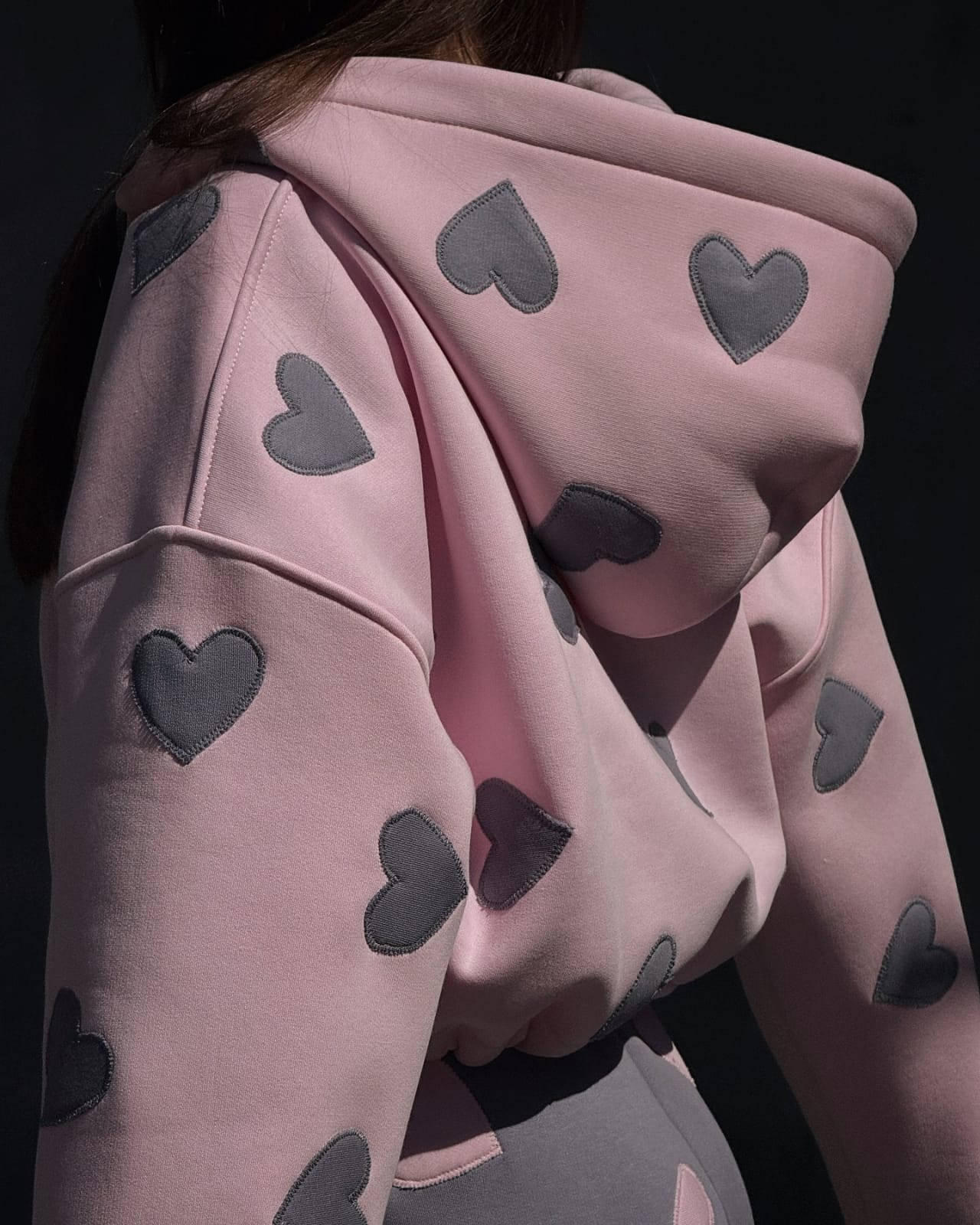 Sweetheart Charm Heart Print Cordset