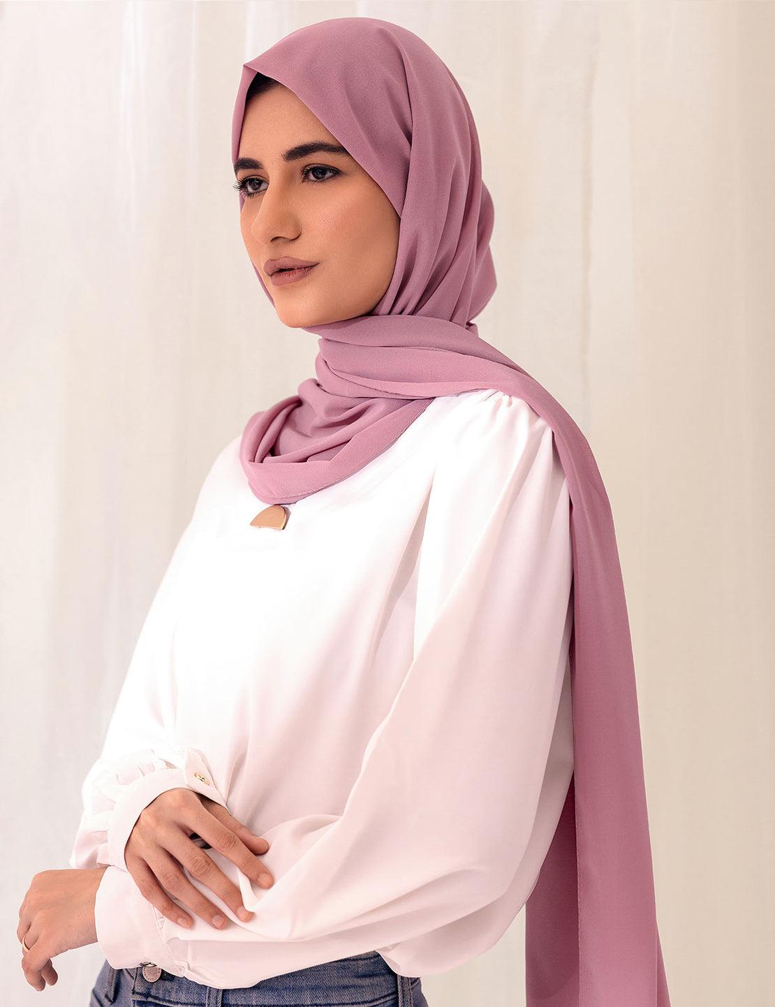 Elegant Mauve Hijab