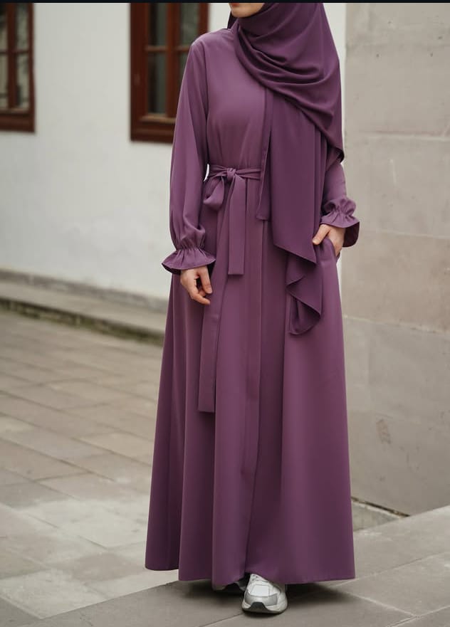 Plum Grace Modest Abaya