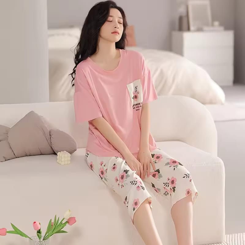 BADAM FLORAL SLEEPWEAR