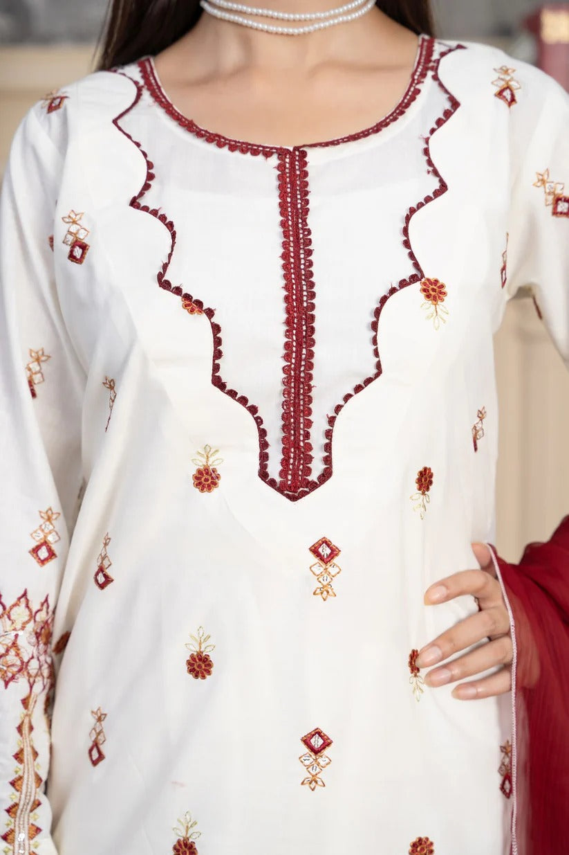 Noor-e-Riwaayat – 3 Piece Stitched Suit