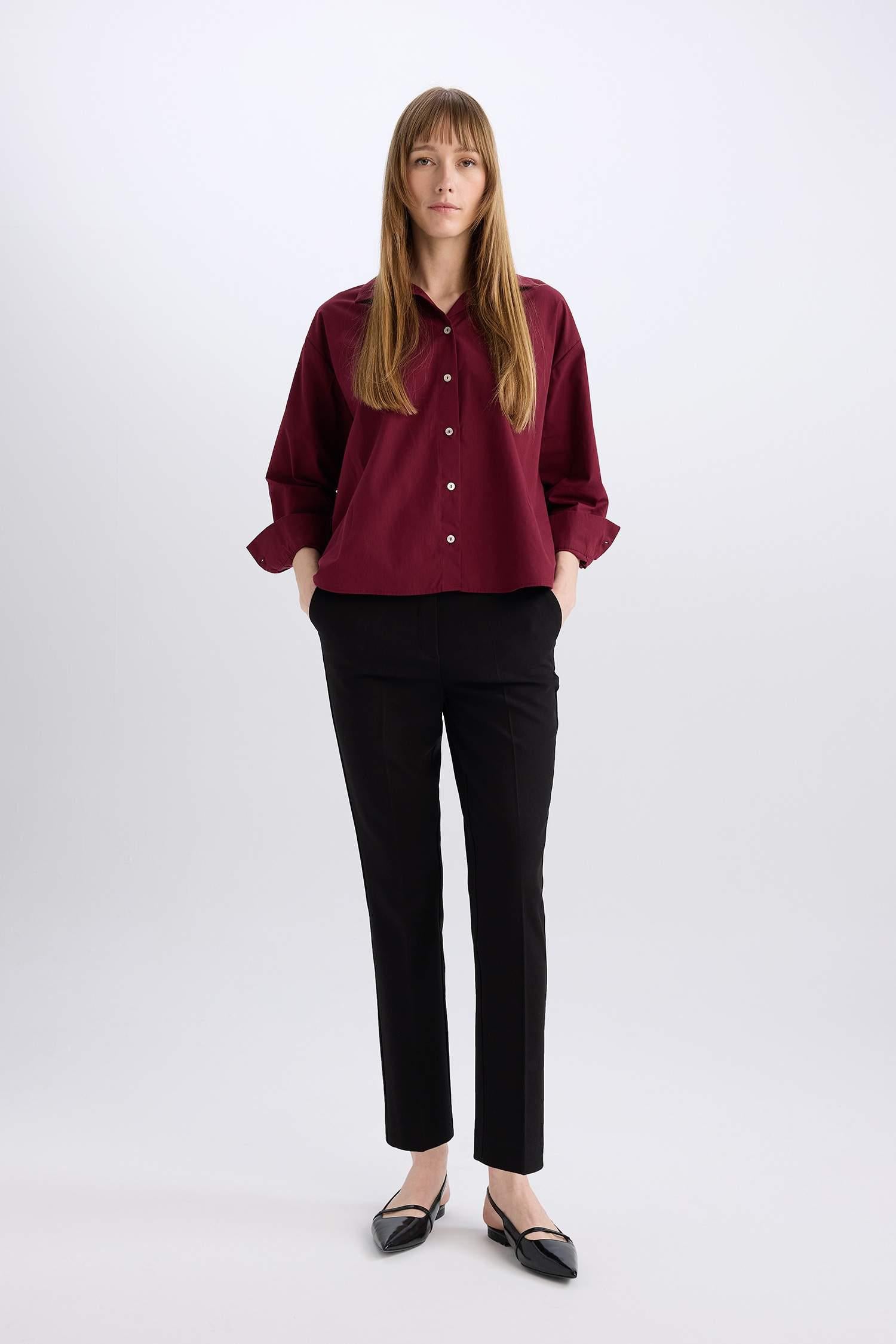 Marron Button Down Shirt