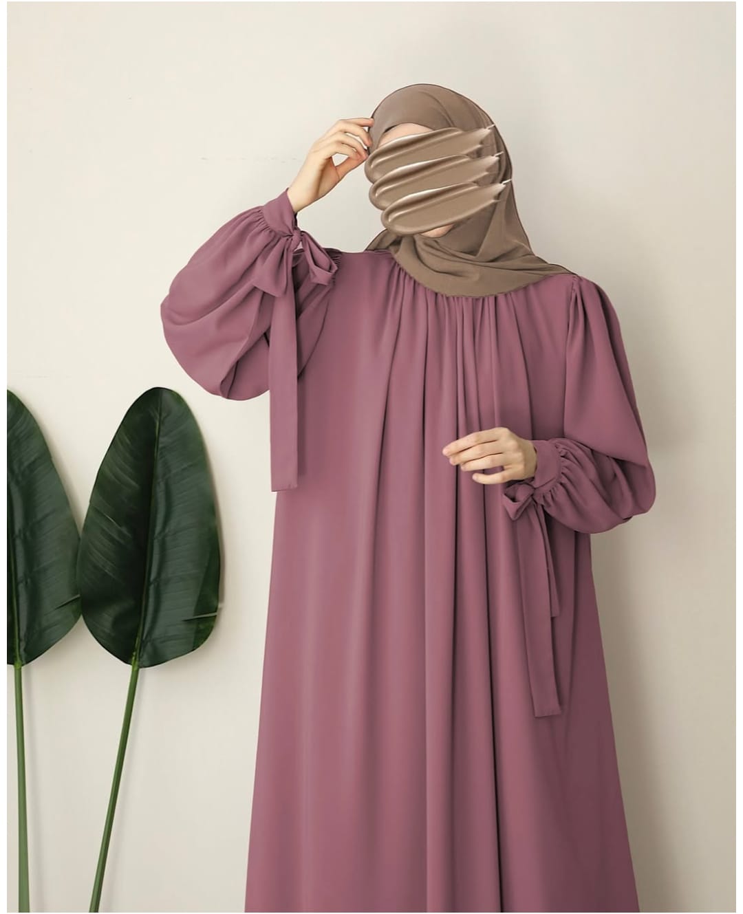 Lavendar Abaya With Stoller