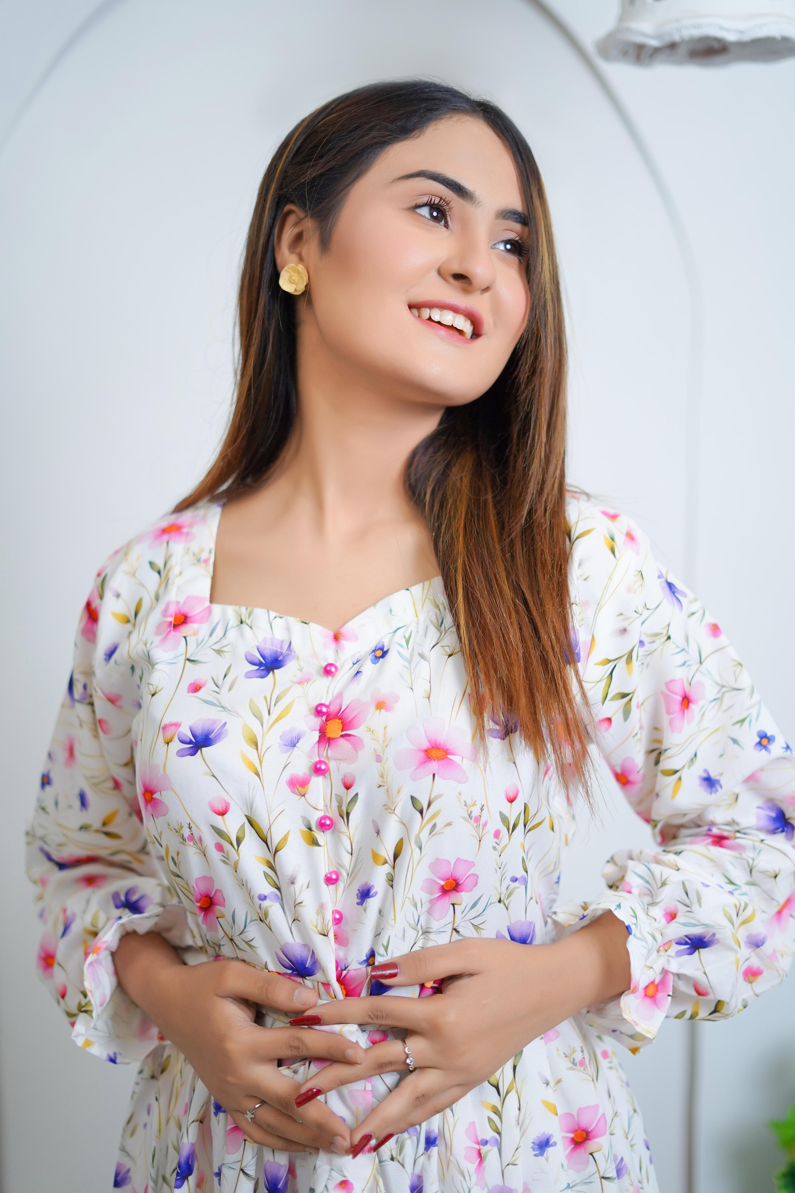 Bloomcore Floral Long Dress