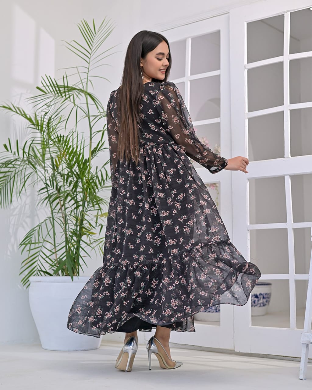 Cinderalla Long Floral Maxi