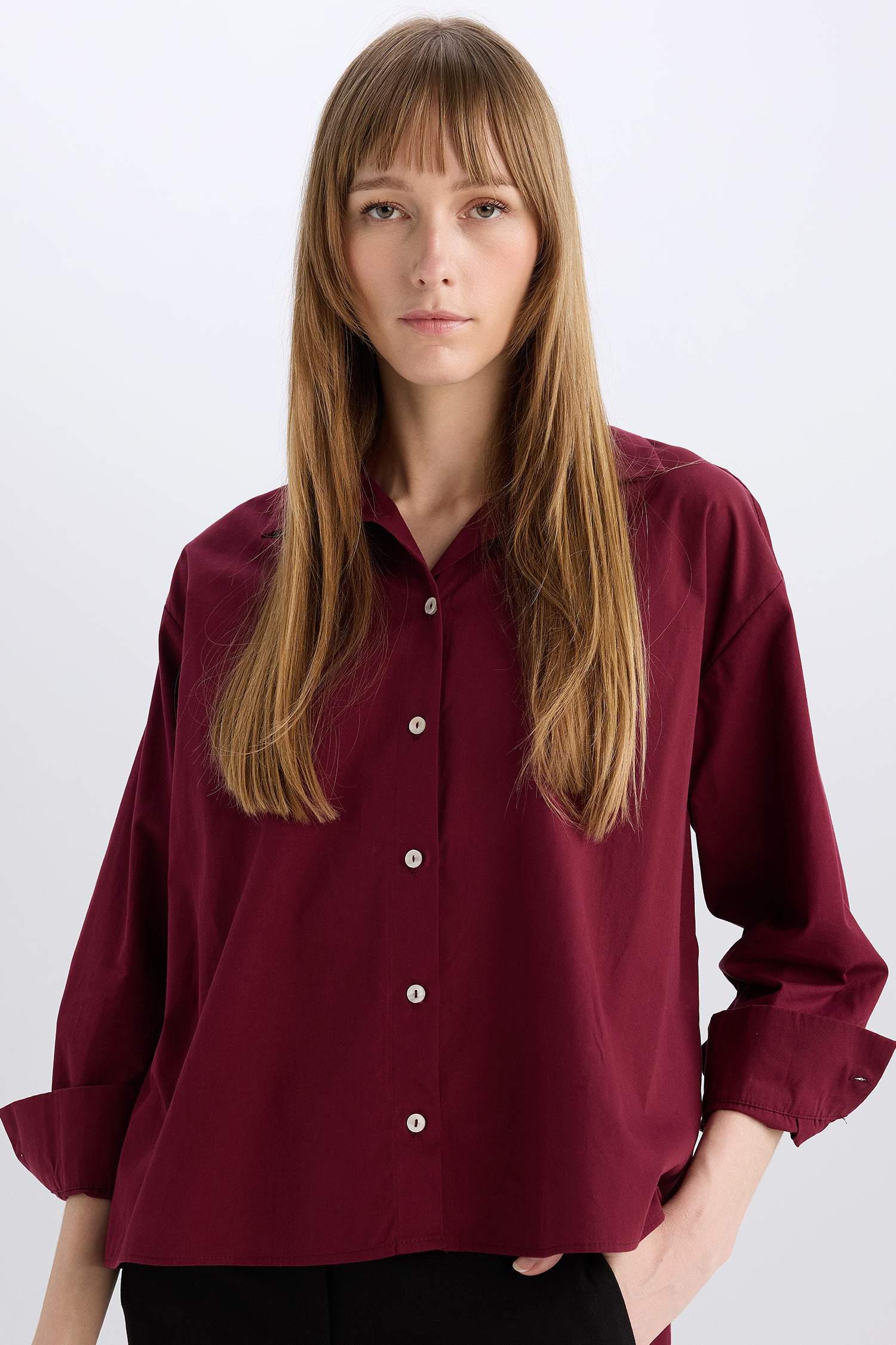 Marron Button Down Shirt