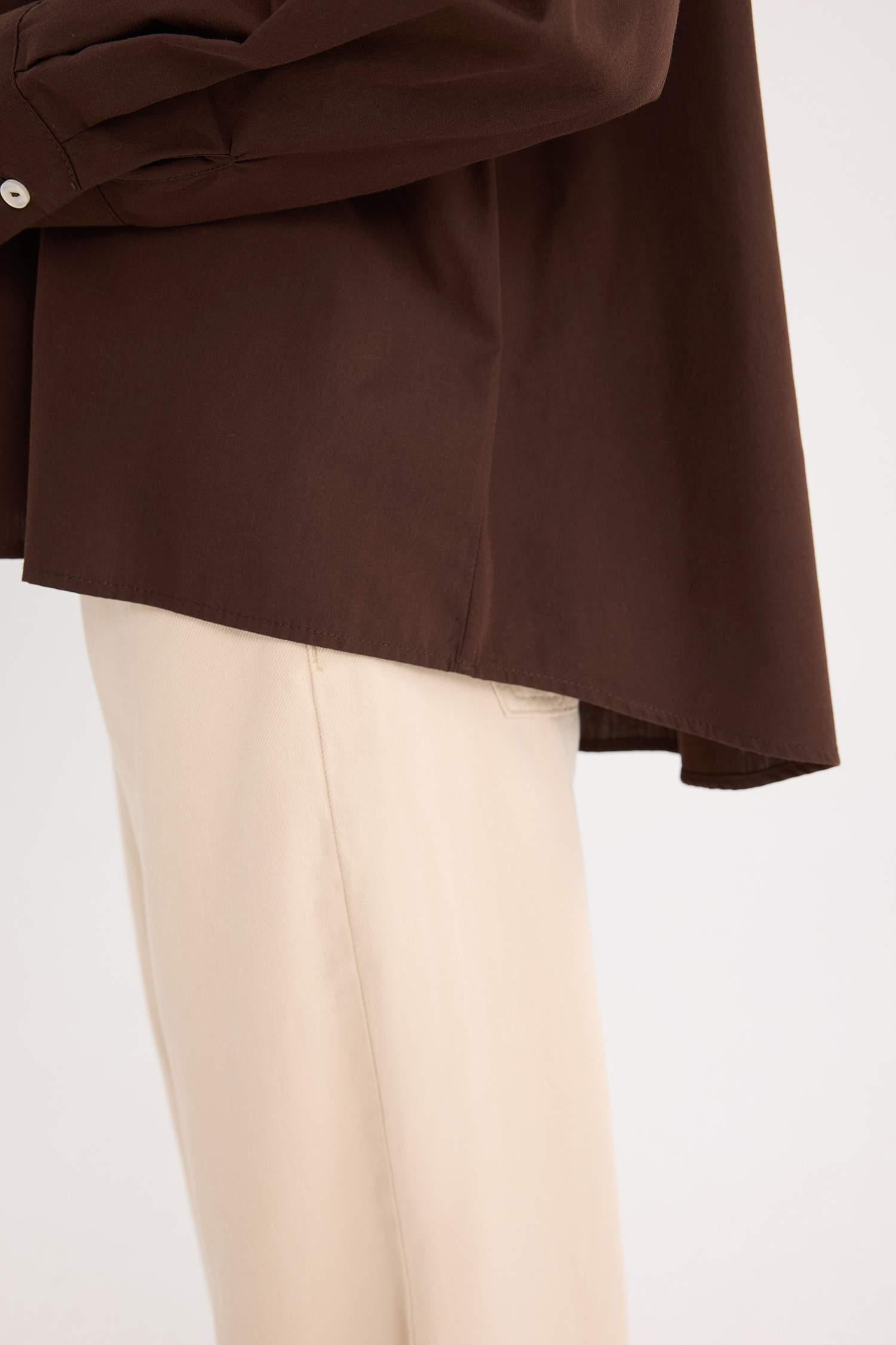 Brown Button Down Shirt