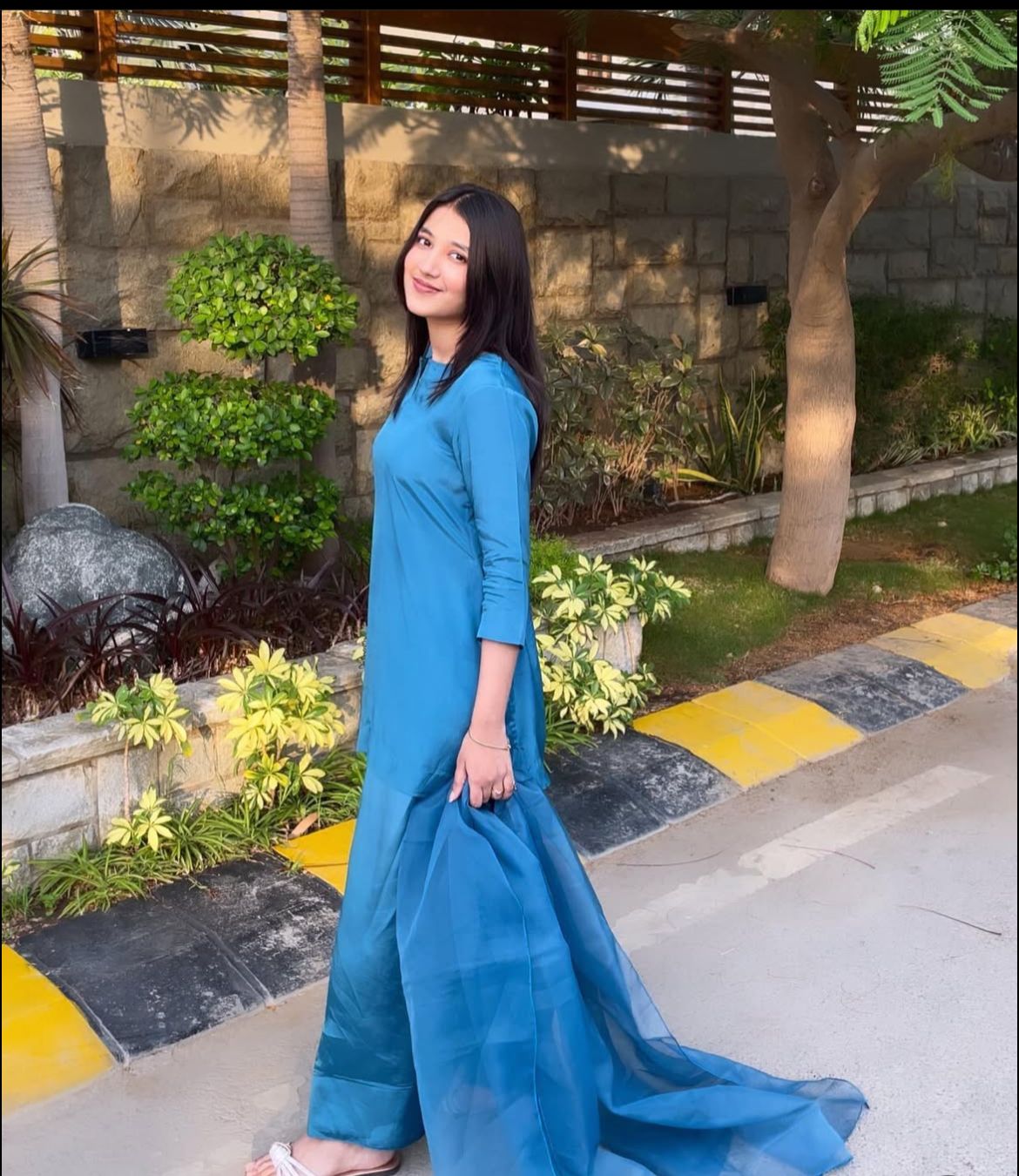 Badam Zinc Farshi Shalwar Kameez