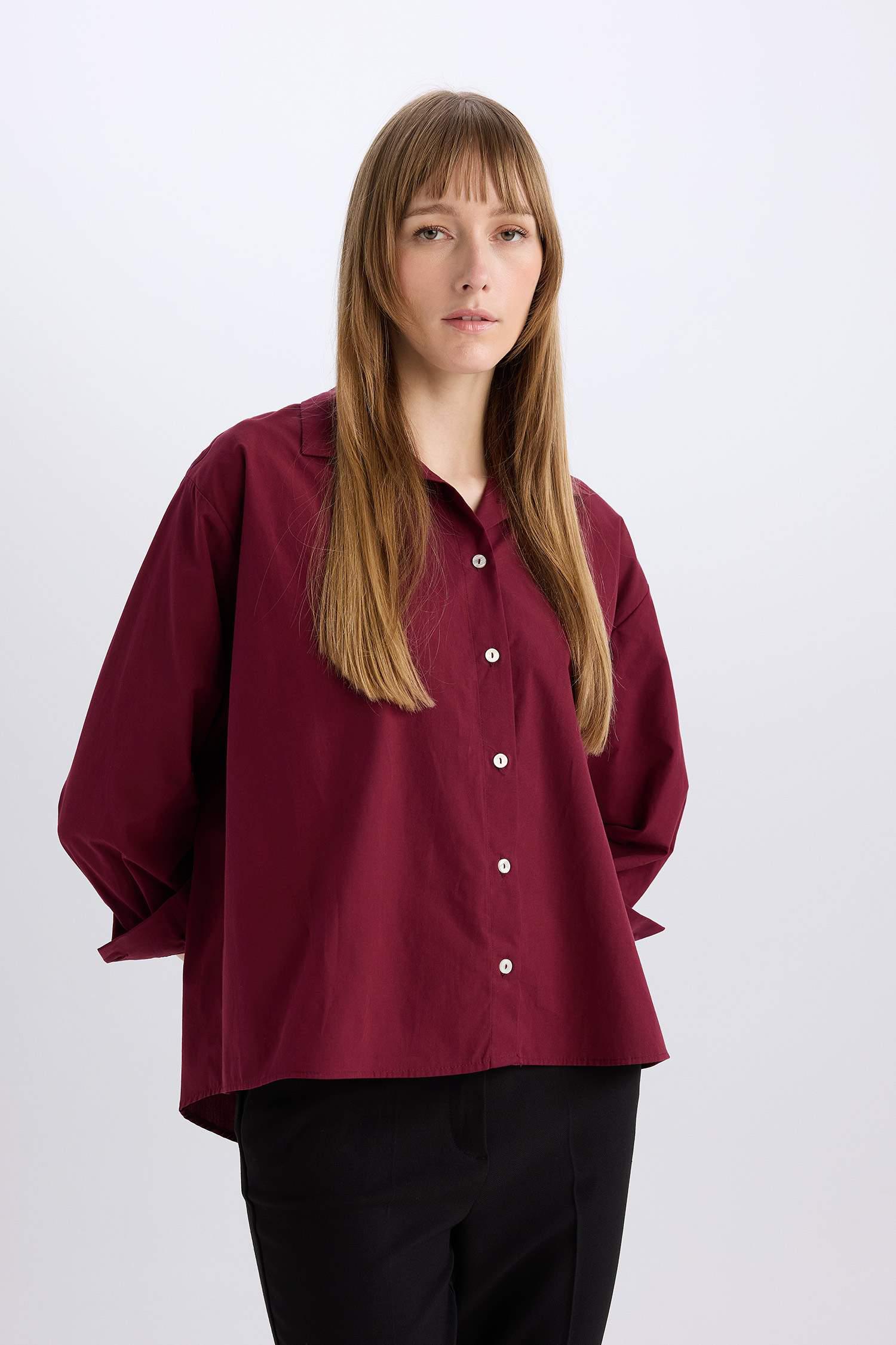 Marron Button Down Shirt