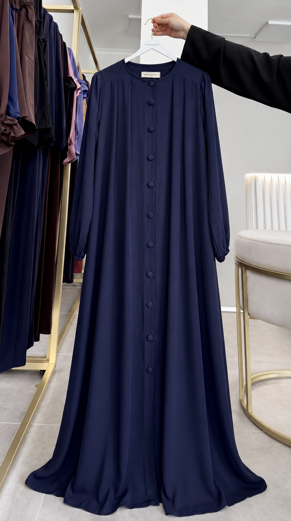Wardah Essence Abaya With Stoller