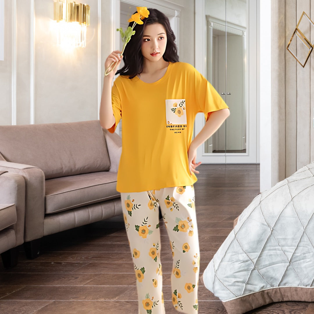 BADAM FLORAL SLEEPWEAR