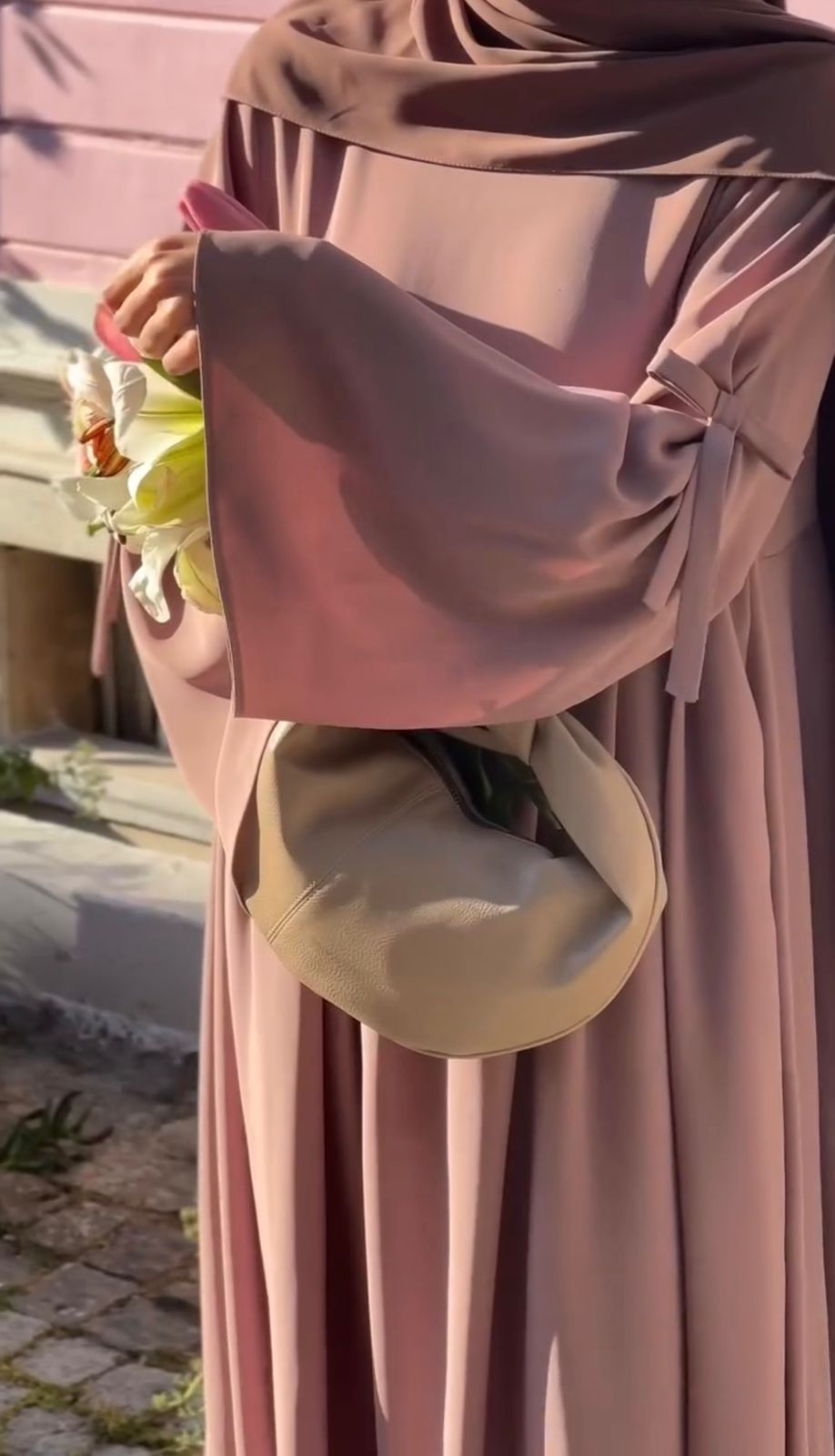 Amira Draped Abaya With Stoller
