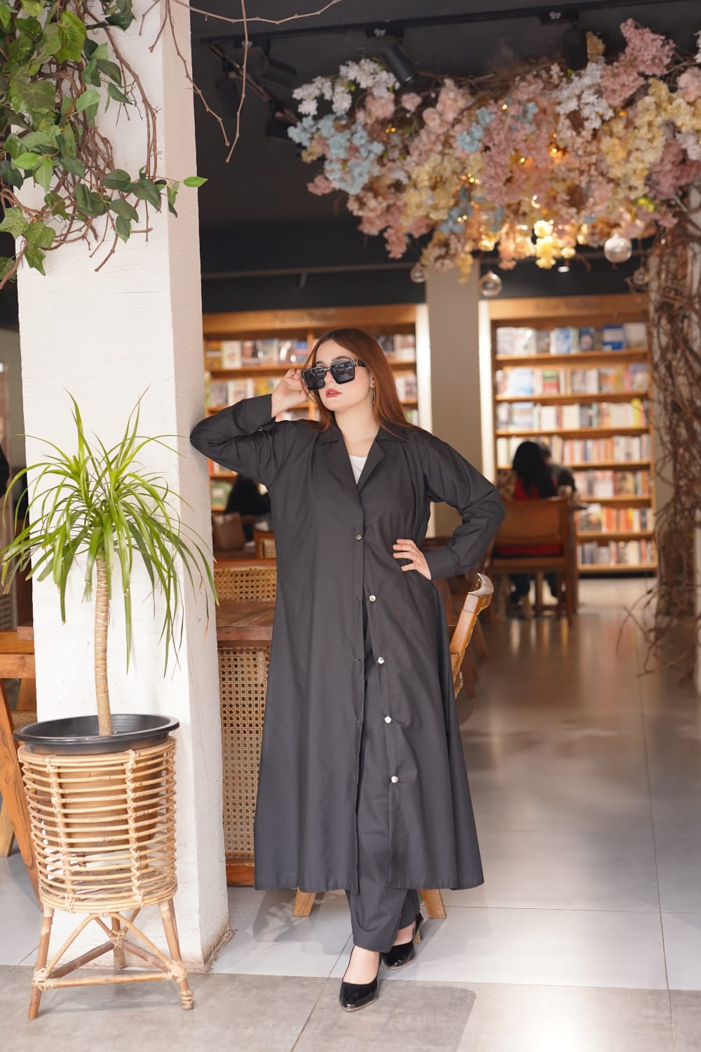 COTTON LONG COAT FOR WOMENS