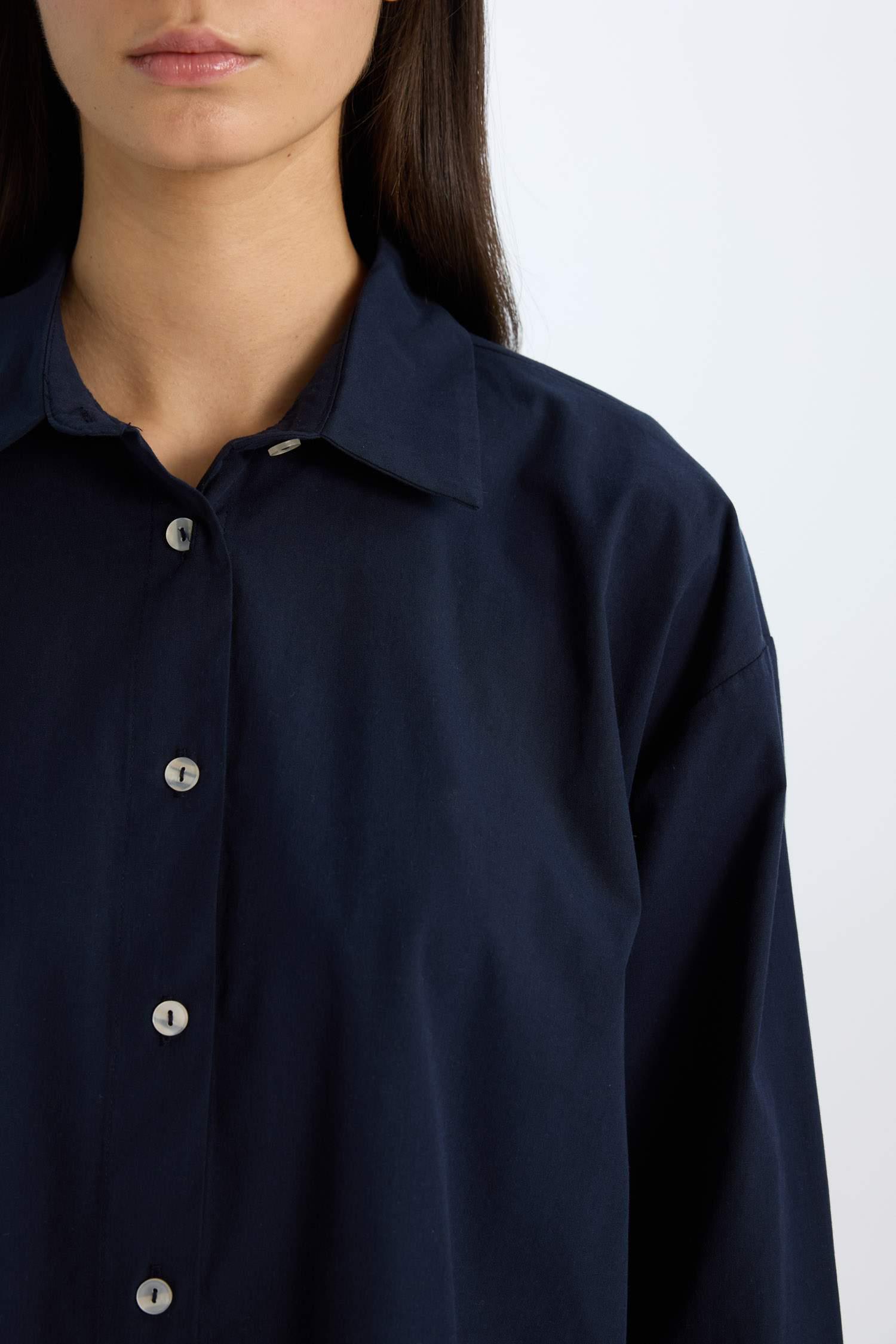 Navy Blue Button Down Shirt