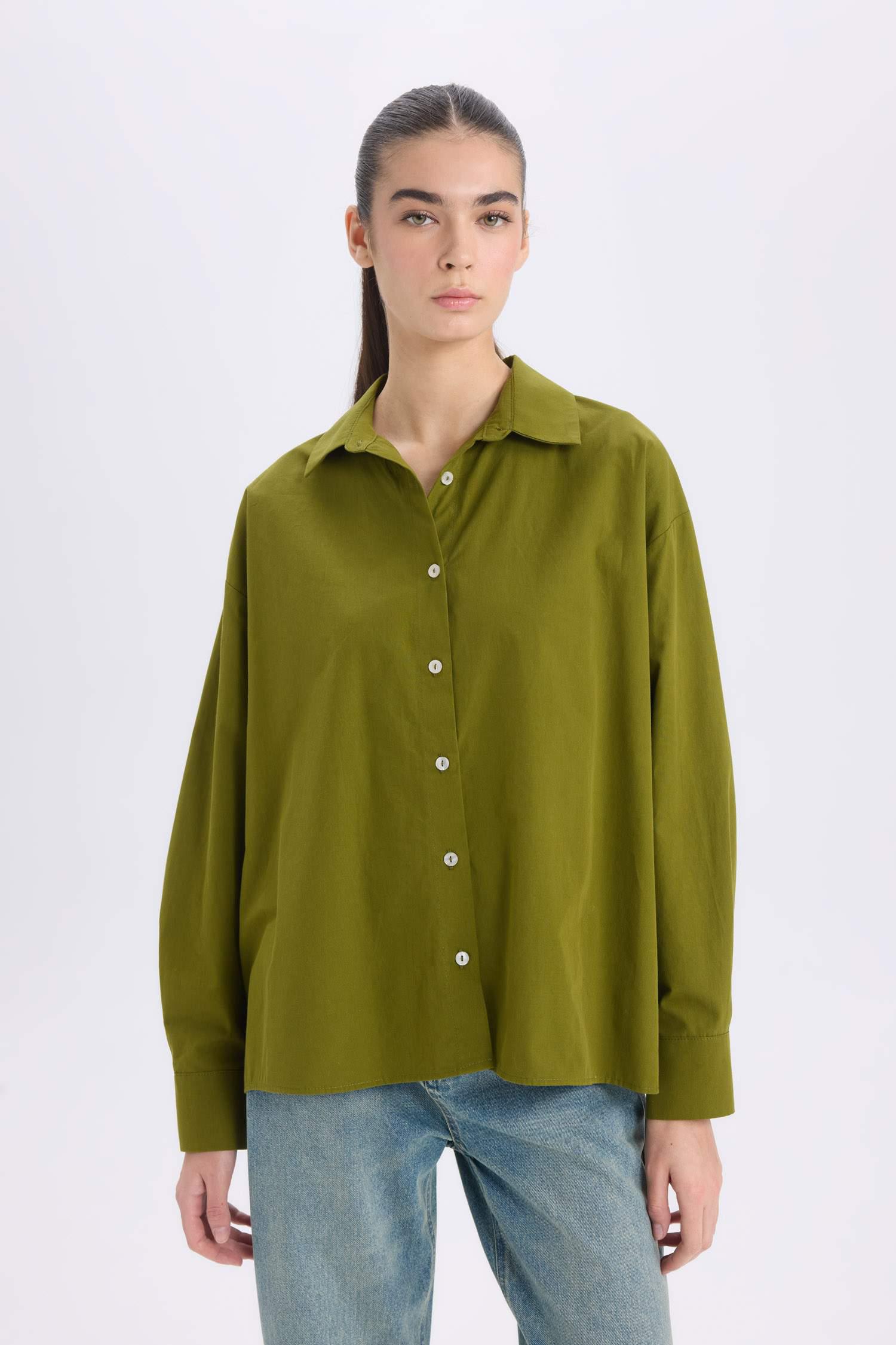 Green Button Down Shirt