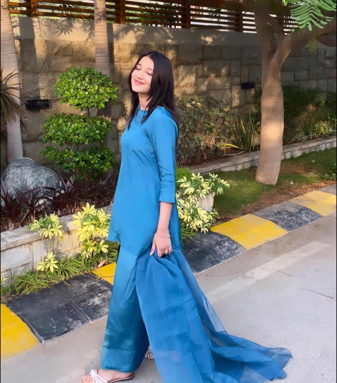 Badam Zinc Farshi Shalwar Kameez