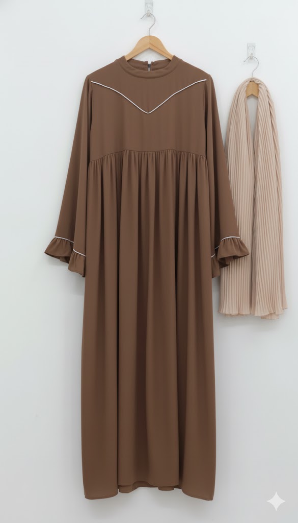 Ayse Flarey Abaya with stoller