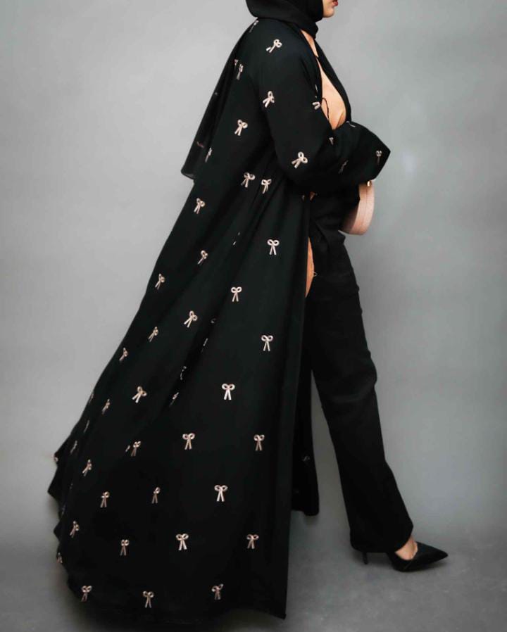 Bow Charm Abaya
