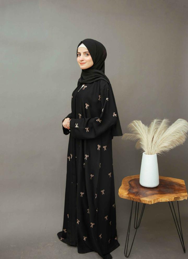 Bow Charm Abaya