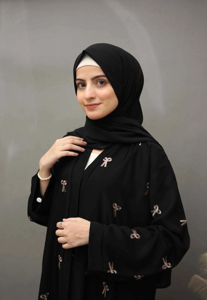 Bow Charm Abaya