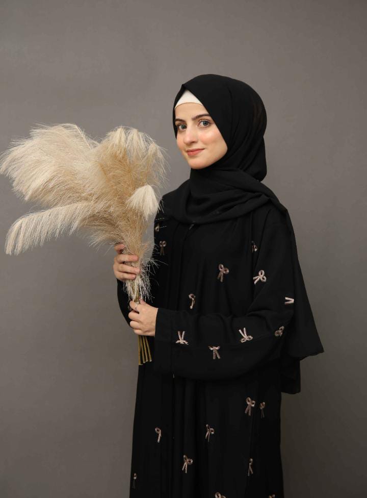 Bow Charm Abaya