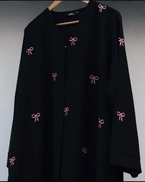 Bow Charm Abaya