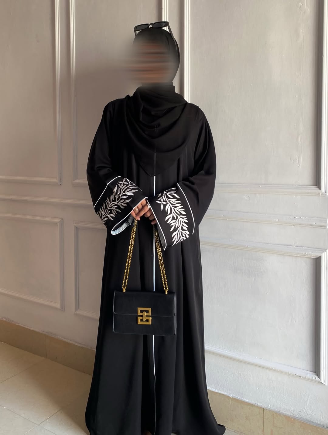 White Willow Abaya with stoller