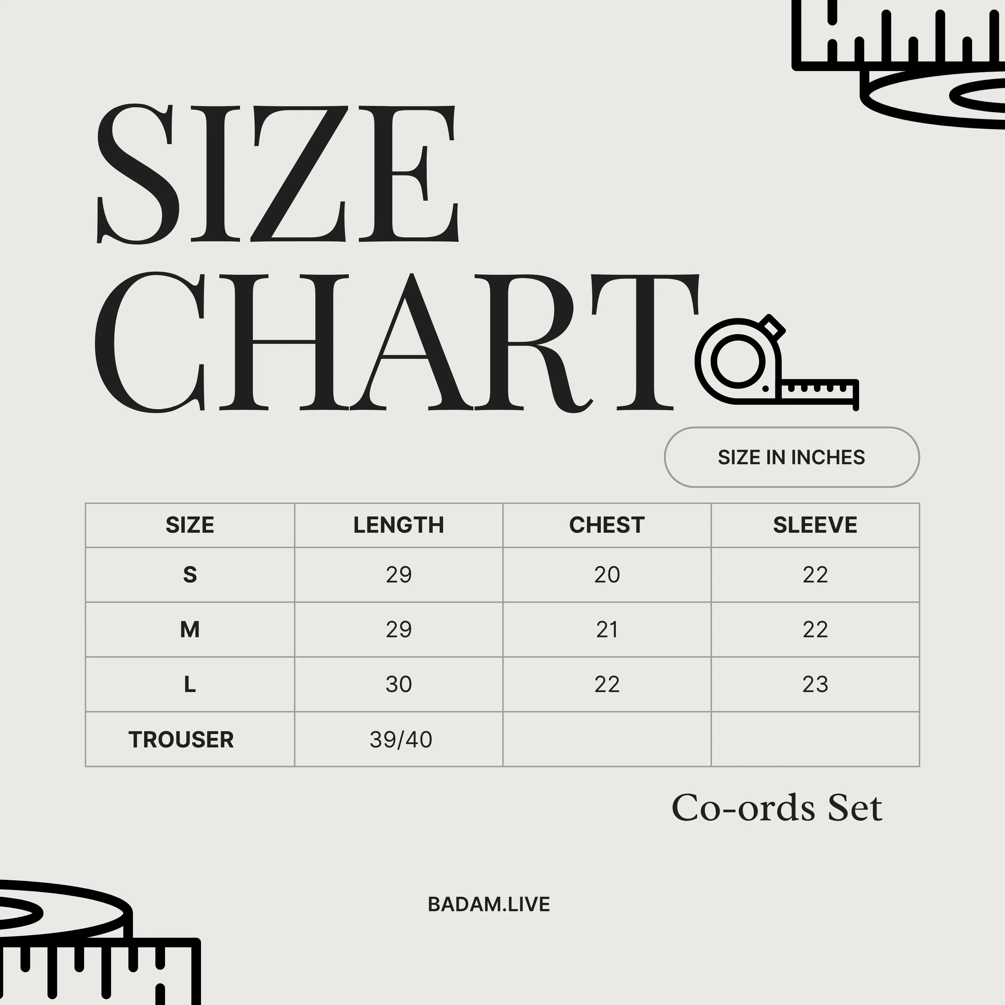 Size Guide