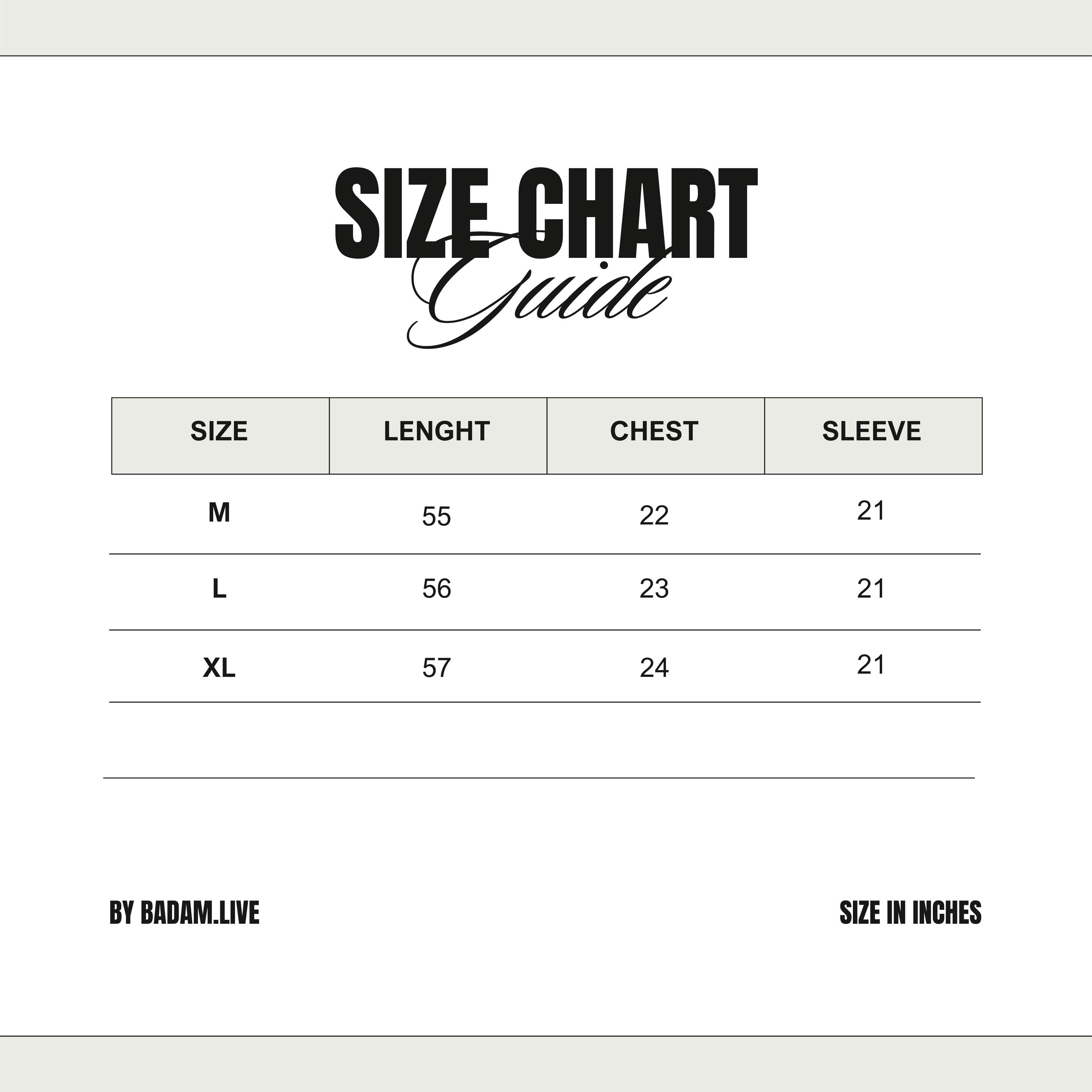 Size Guide