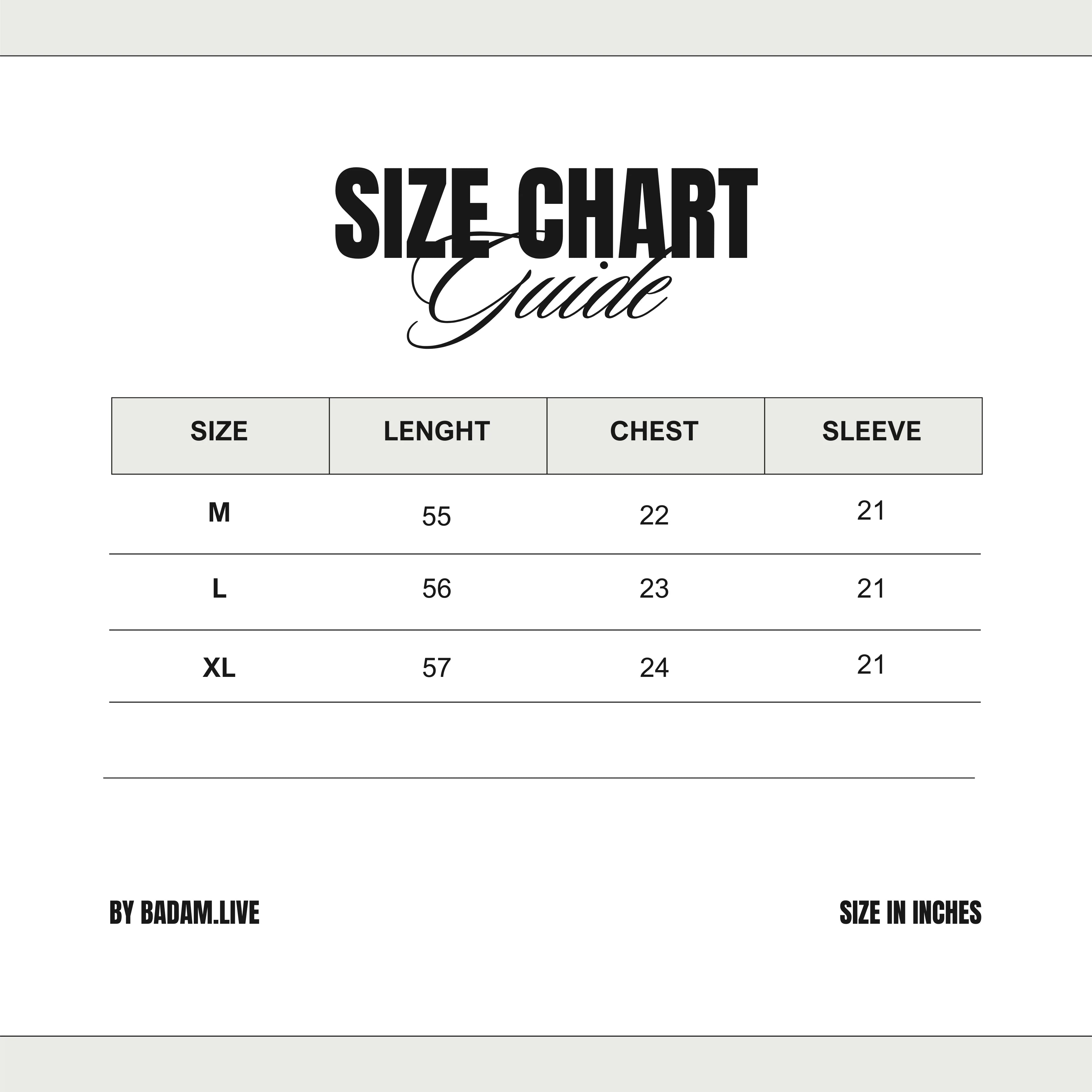 Size Guide