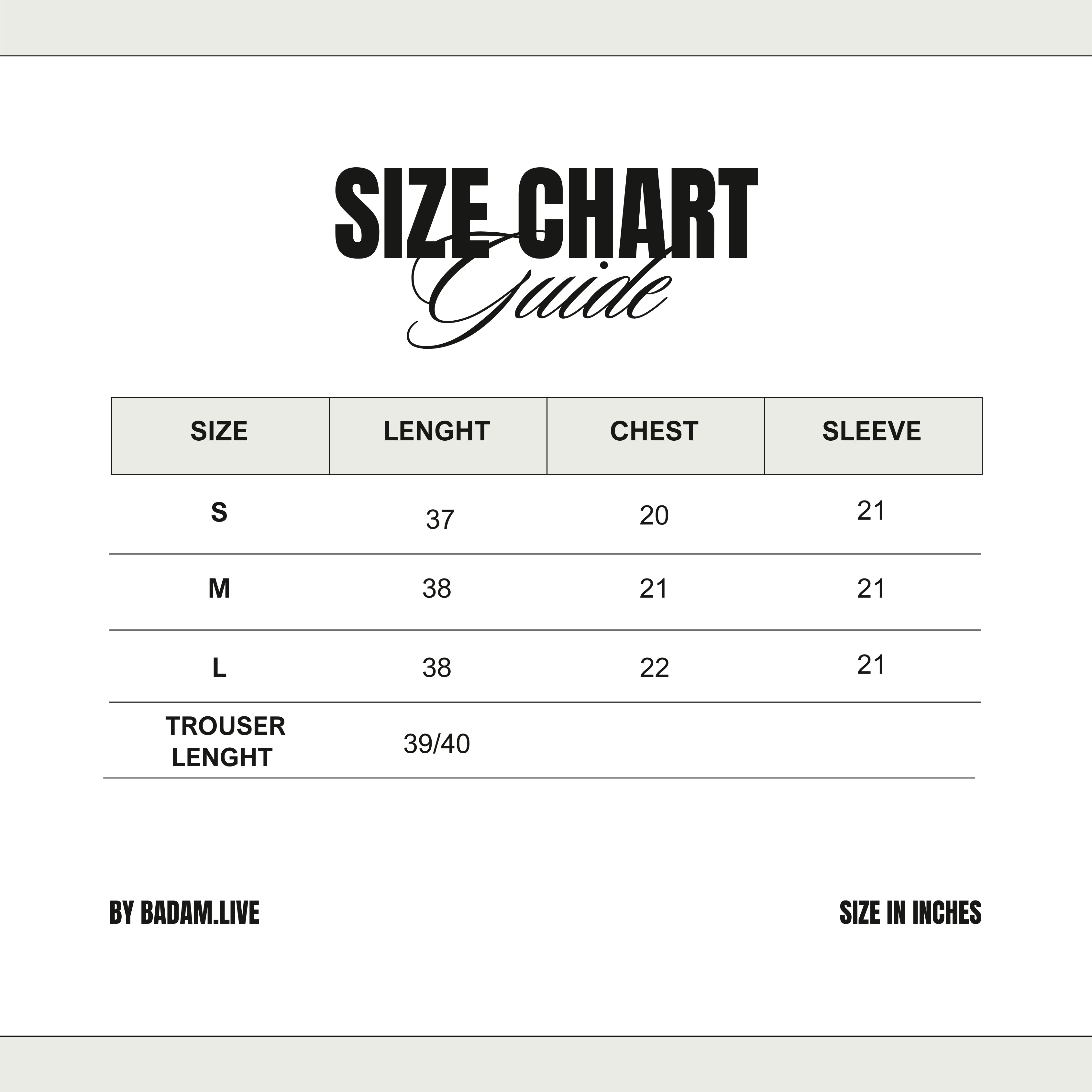 Size Guide