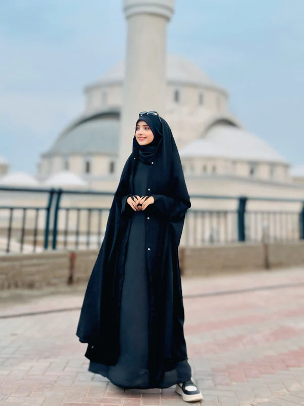 IRANI CHADAR WITH SLEEVES & BUTTONS