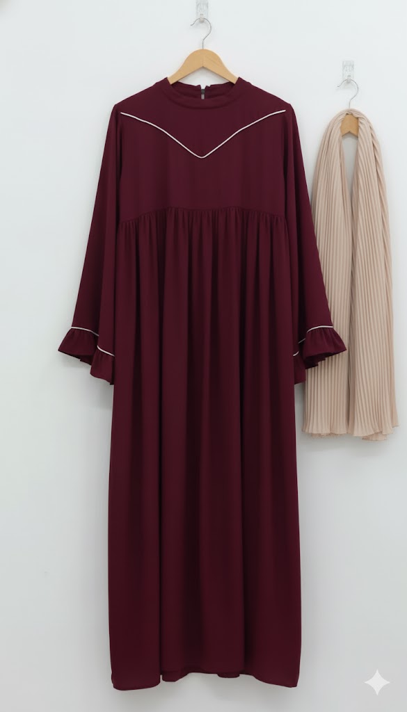 Ayse Flarey Abaya with stoller