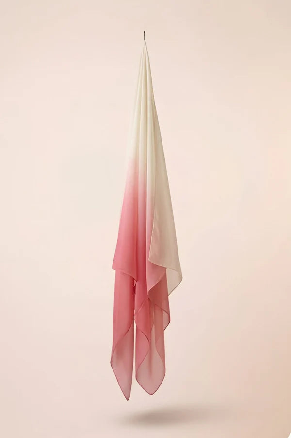 Ivory Bloom Georgette Hijab