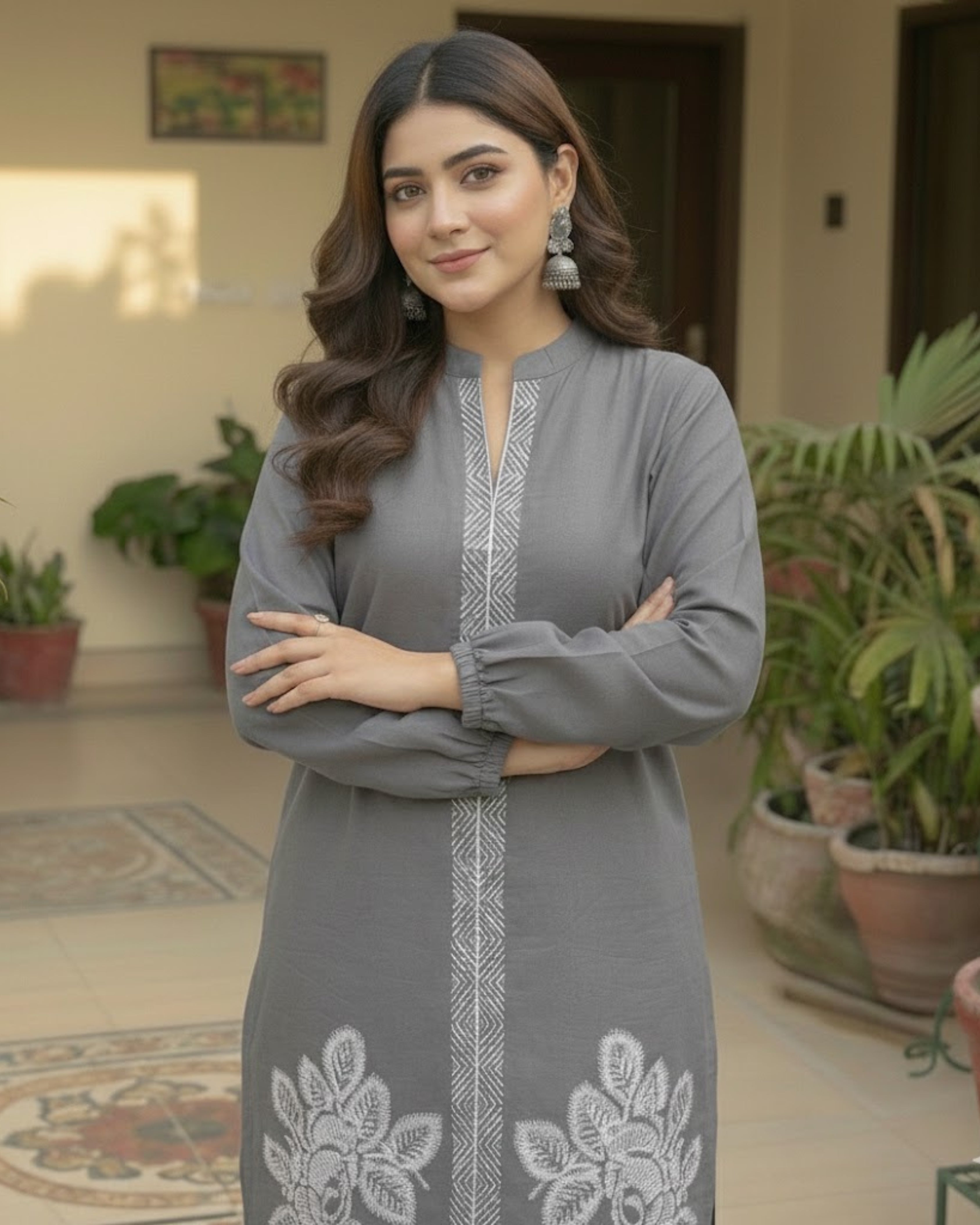 Zarqash – Cotton Embroidered 2PCS