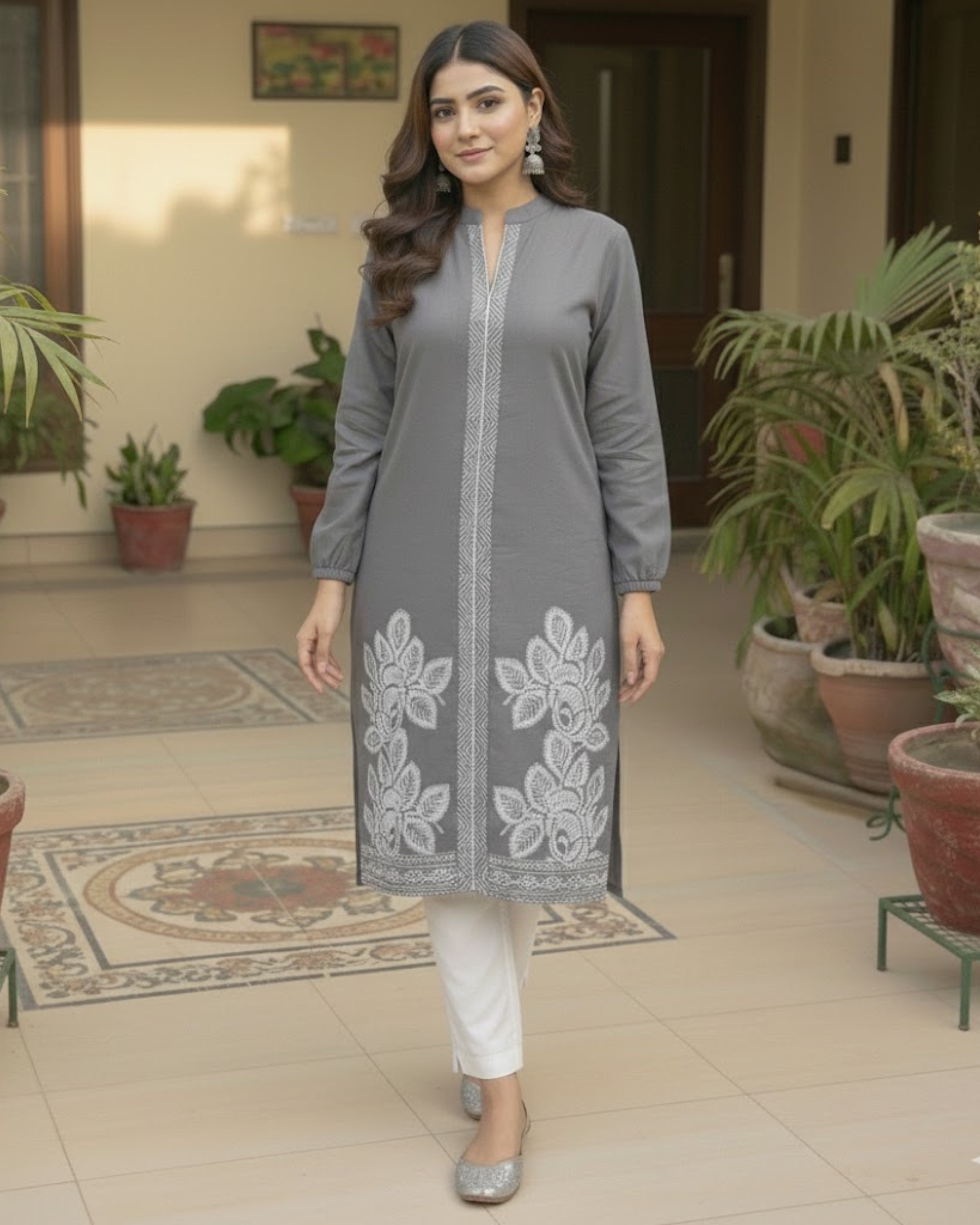Zarqash – Cotton Embroidered 2PCS