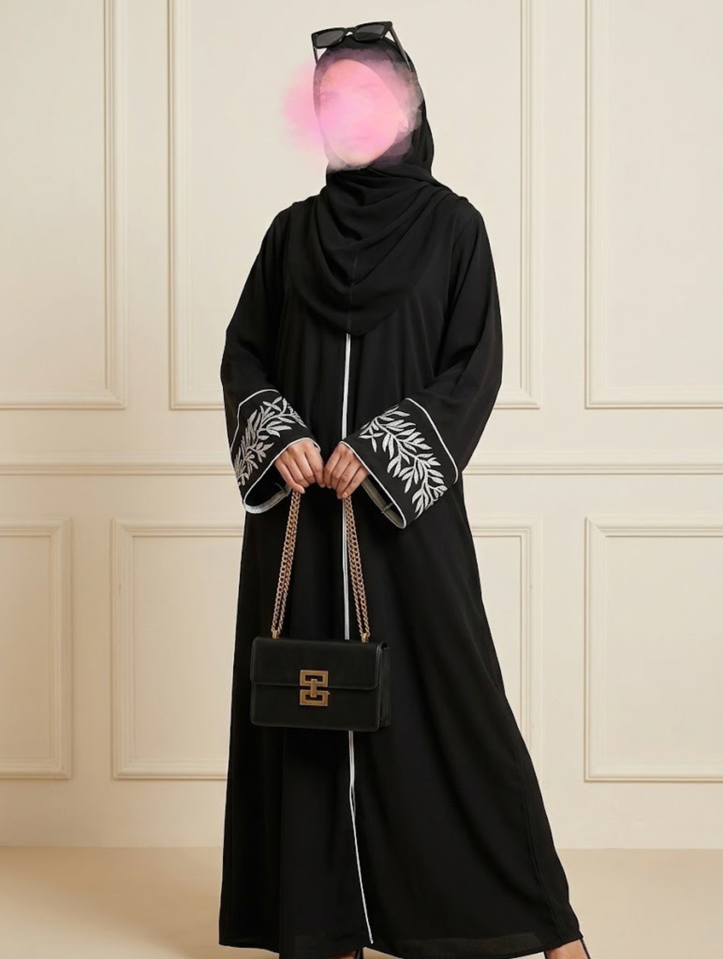 White Willow Abaya with stoller