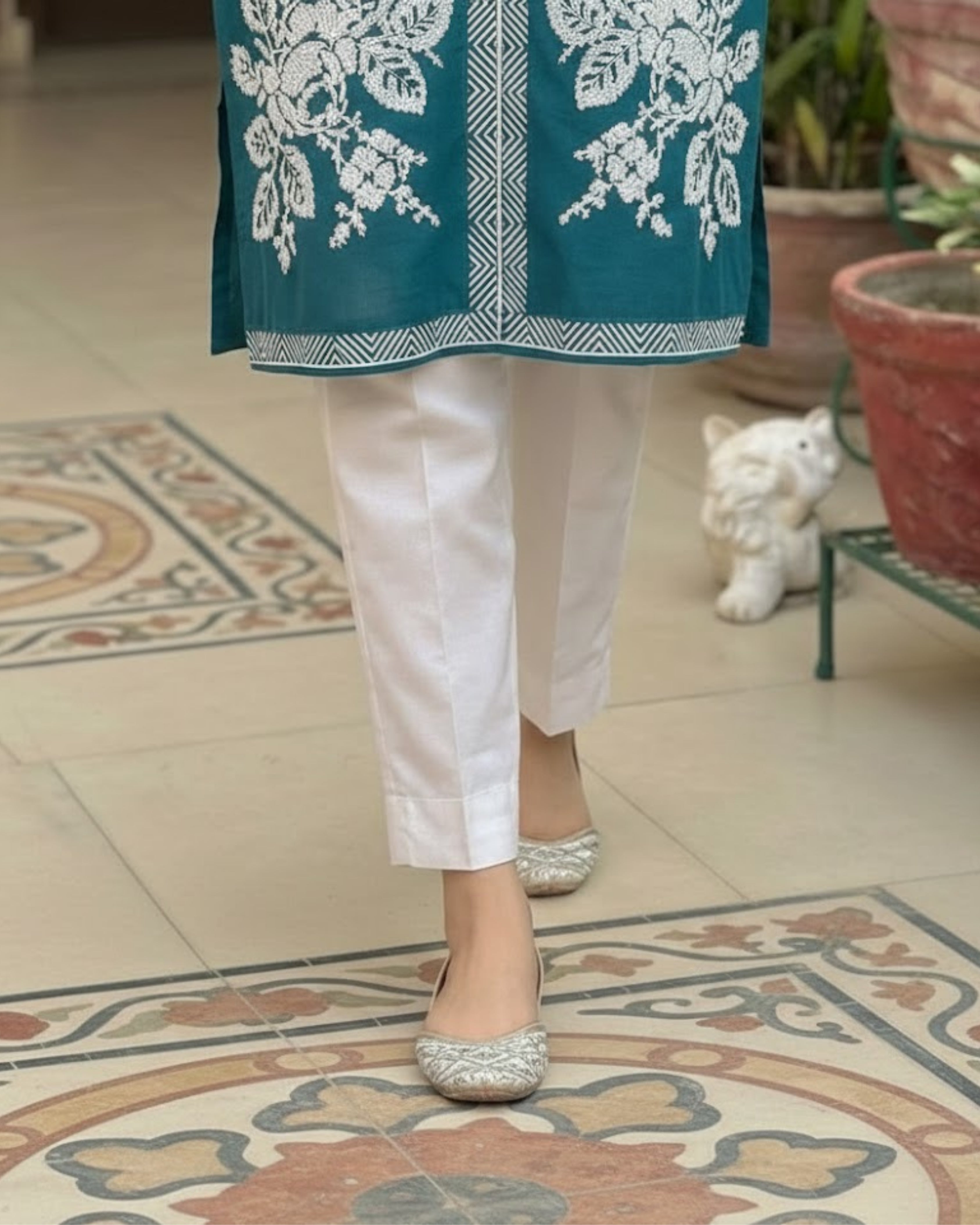 Zarqash – Cotton Embroidered 2PCS