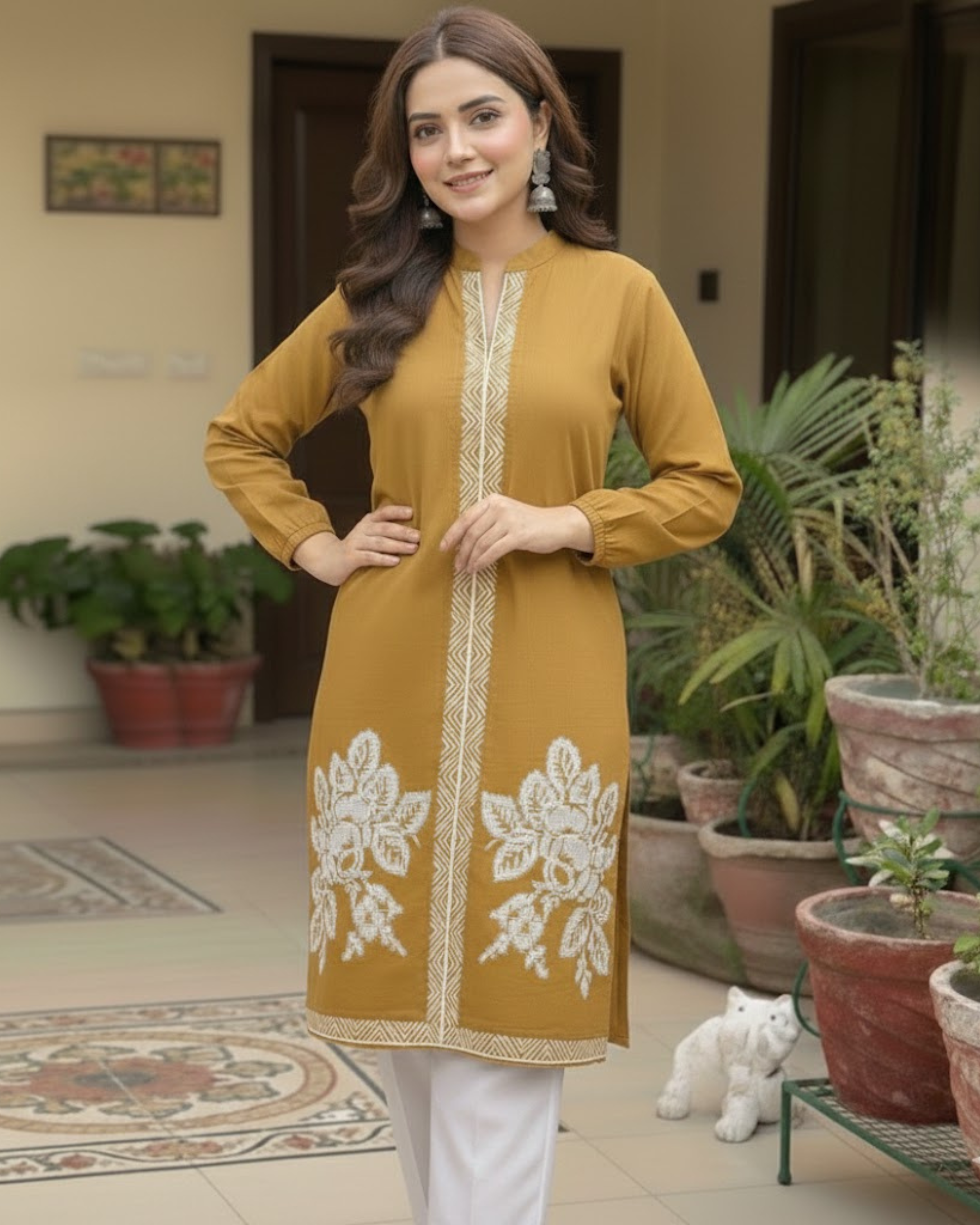 Zarqash – Cotton Embroidered 2PCS