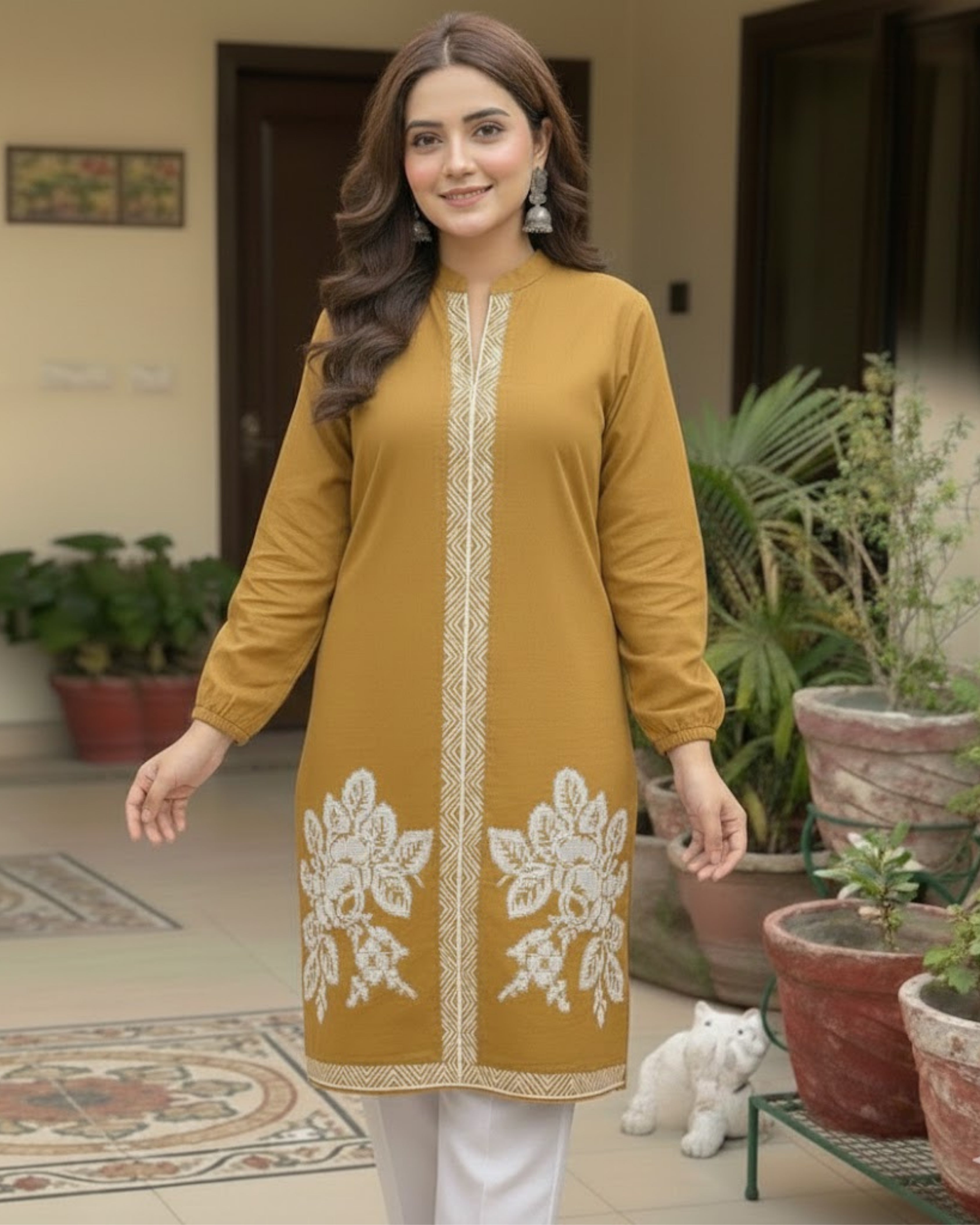 Zarqash – Cotton Embroidered 2PCS