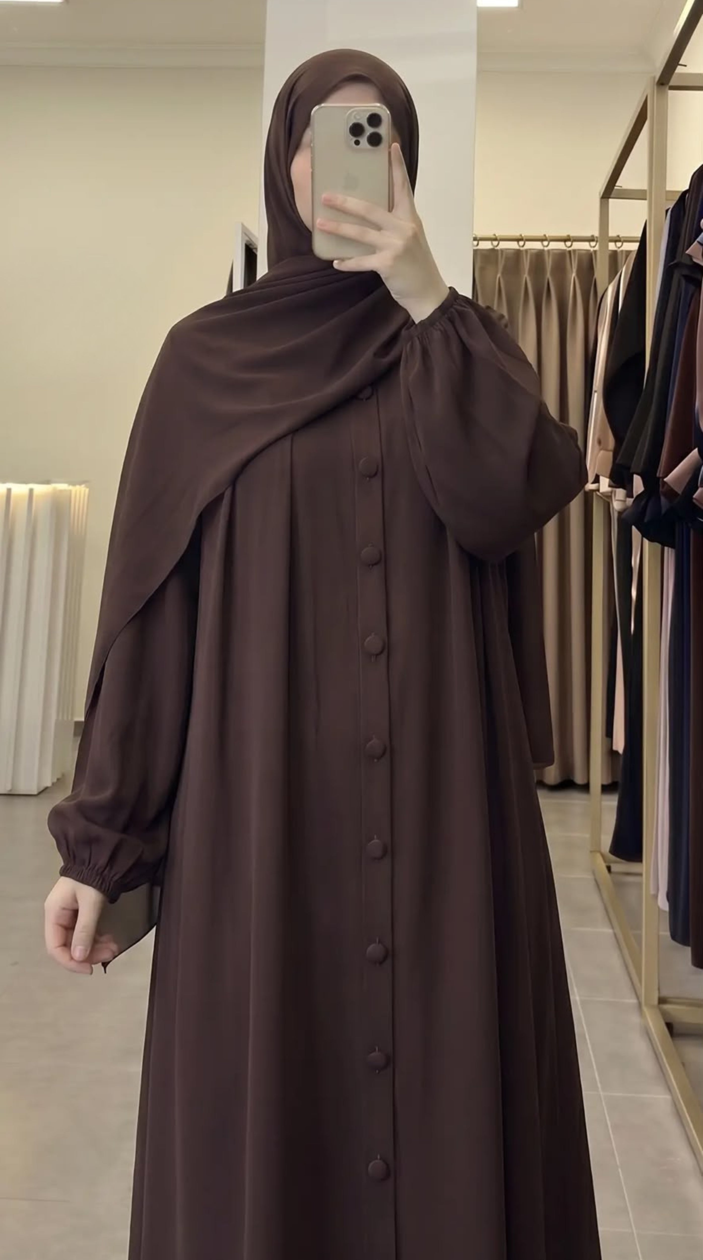 Wardah Essence Abaya With Stoller