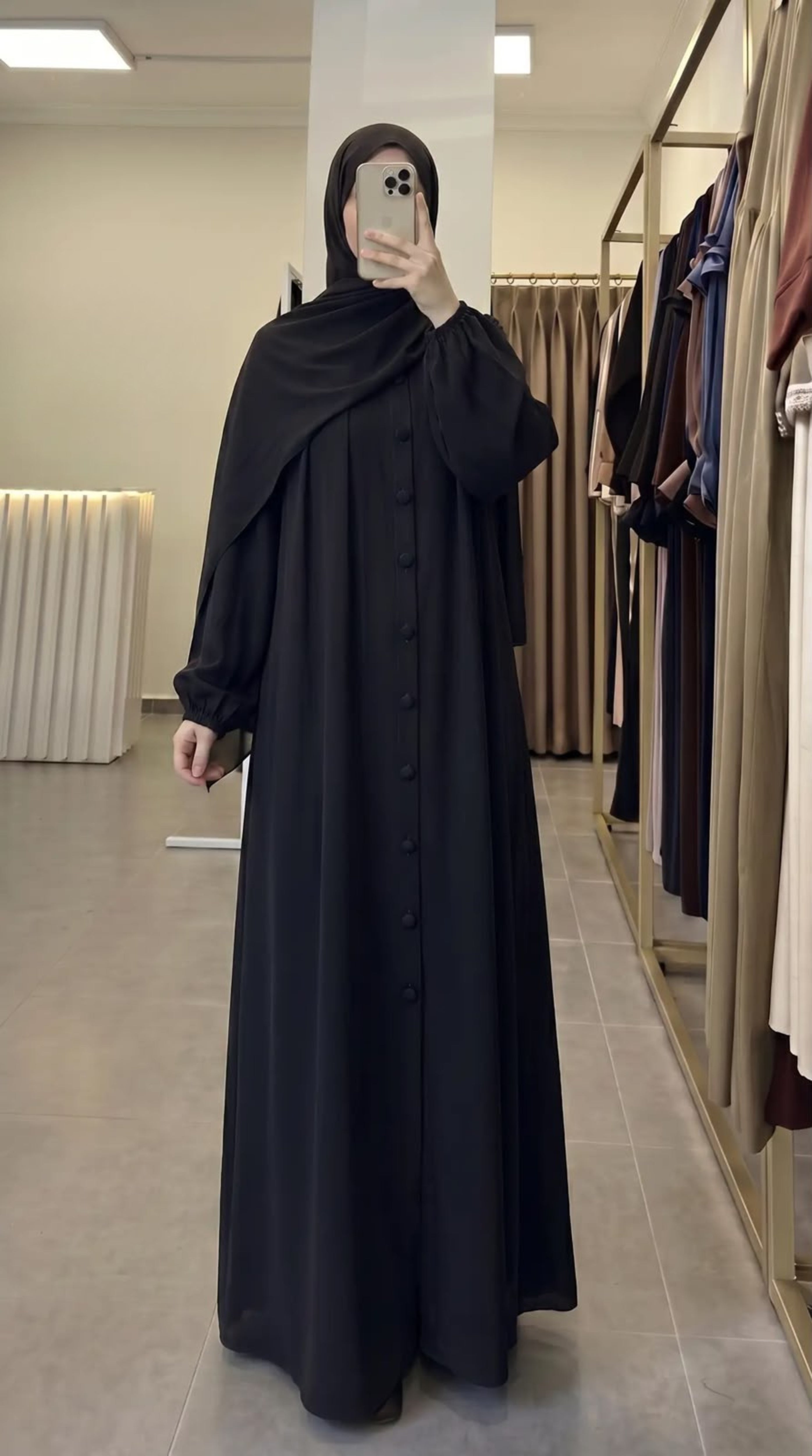 Wardah Essence Abaya With Stoller