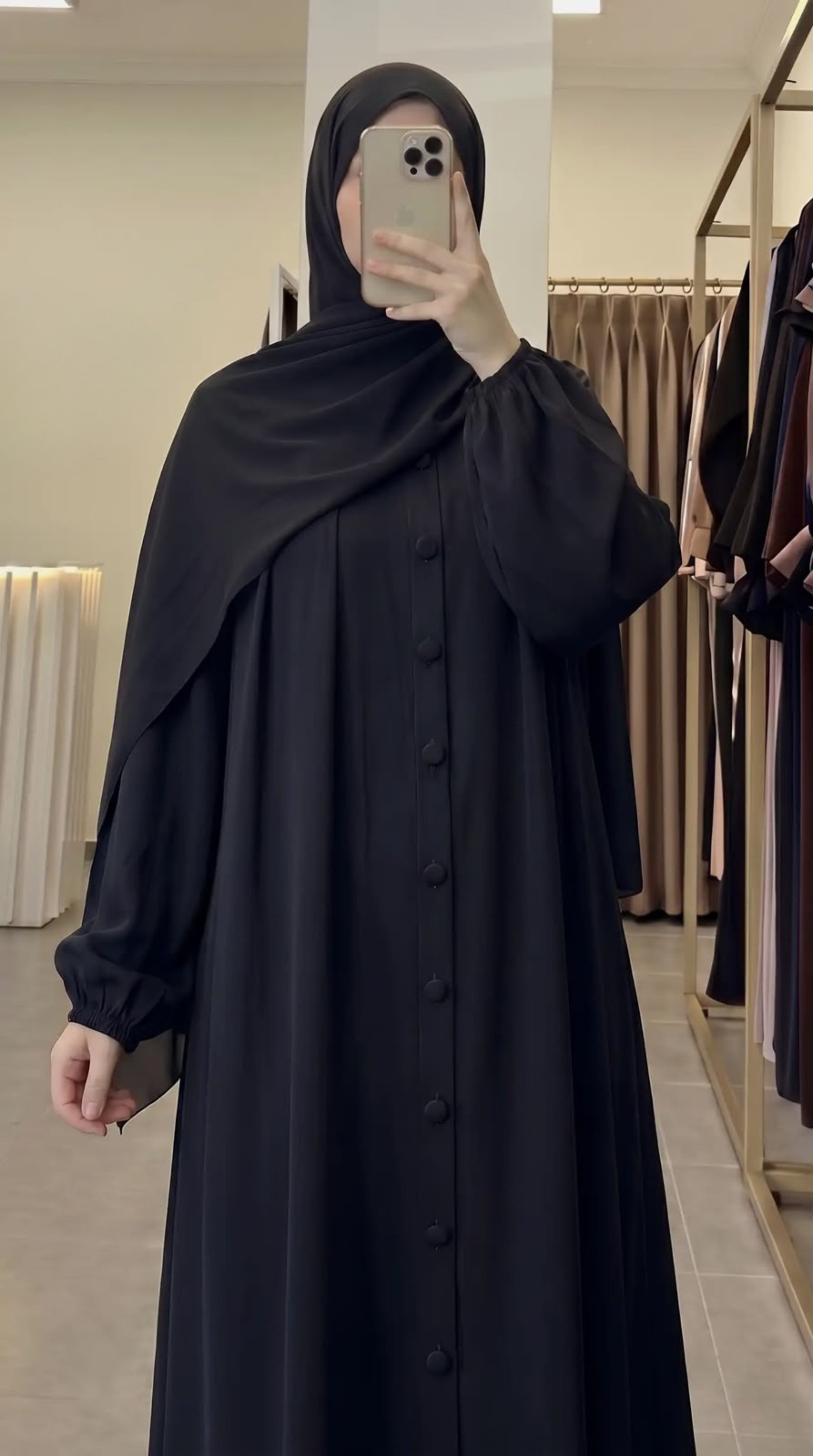 Wardah Essence Abaya With Stoller