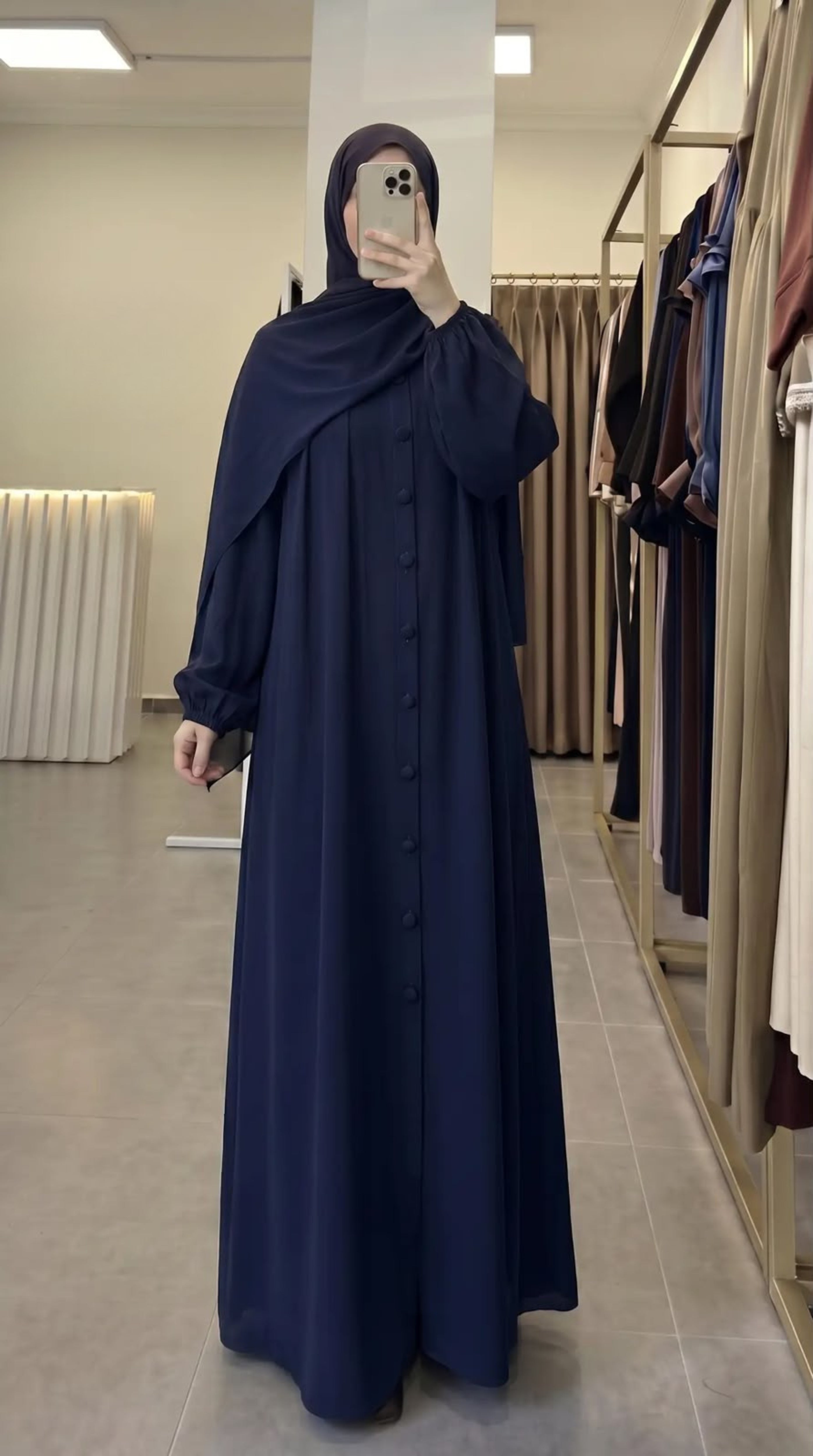 Wardah Essence Abaya With Stoller