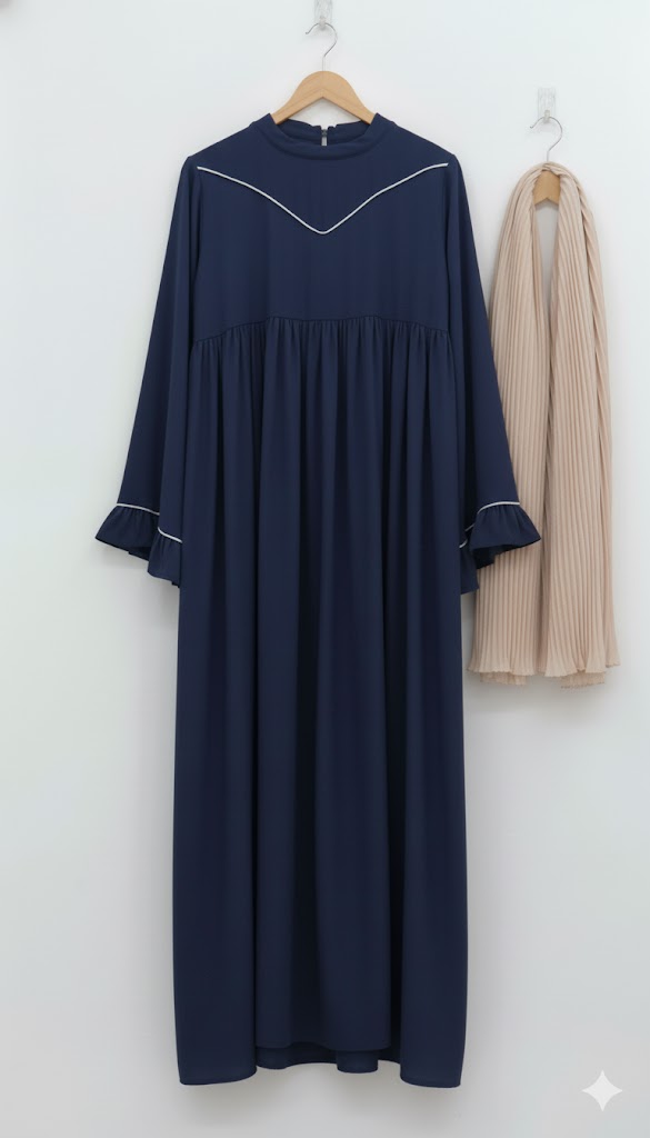 Ayse Flarey Abaya with stoller